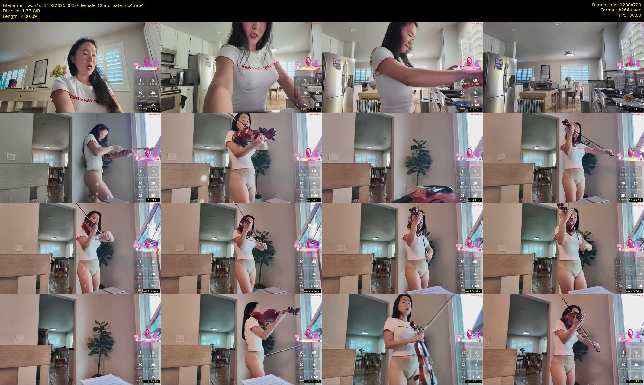 jiwon4u — 121 minute Chaturbate female cam show recording, 720p, Aug 11, 2025
