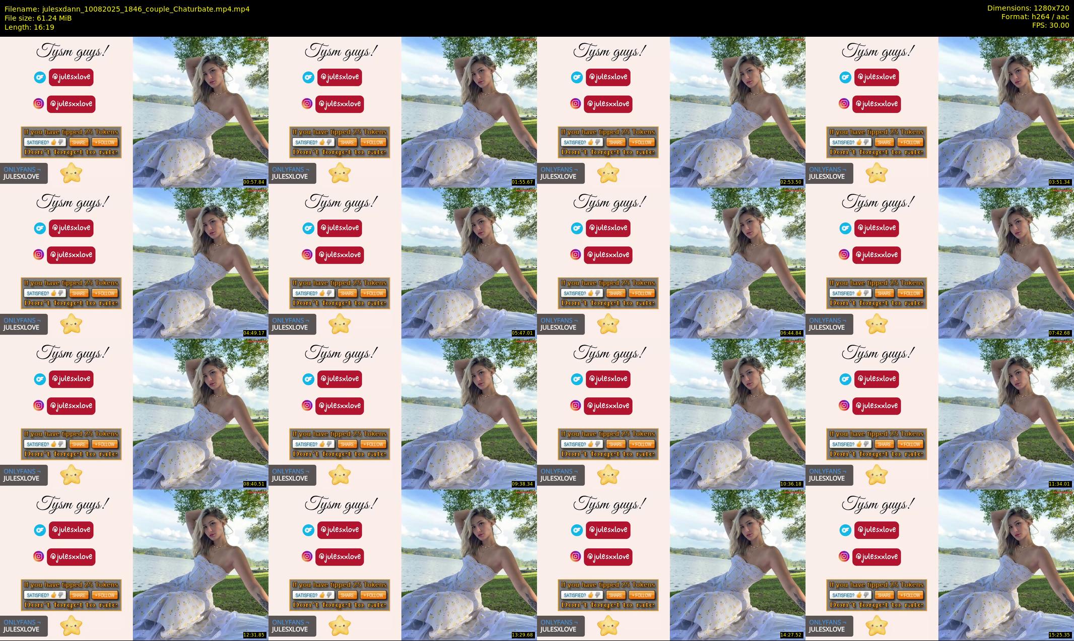 julesxdann — 17 minute Chaturbate couple cam show recording, 720p, Aug 10, 2025