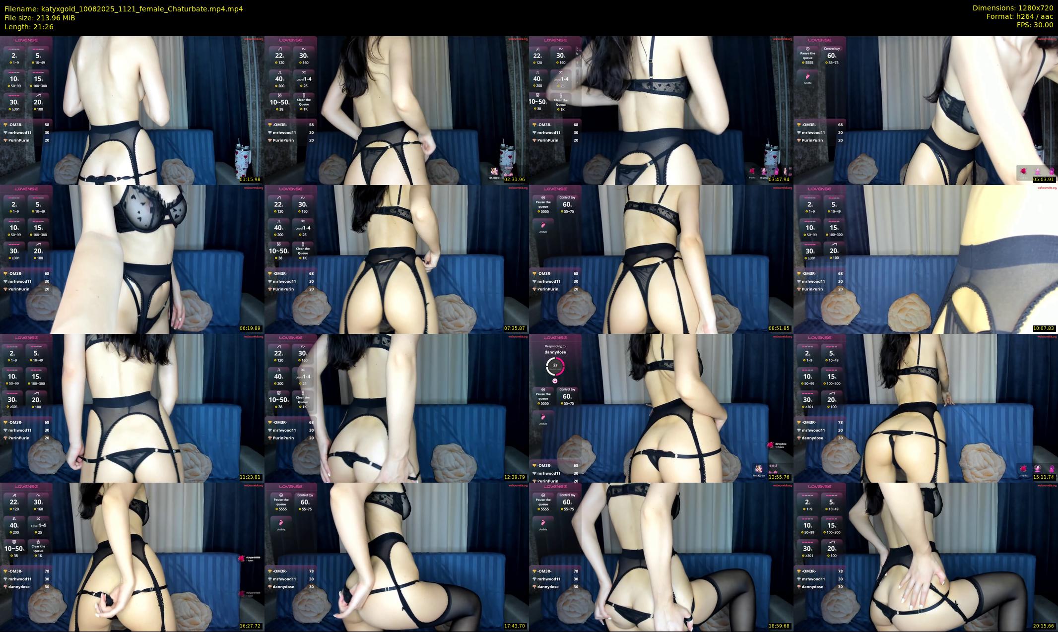 katyxgold — 22 minute Chaturbate female cam show recording, 720p, Aug 10, 2025