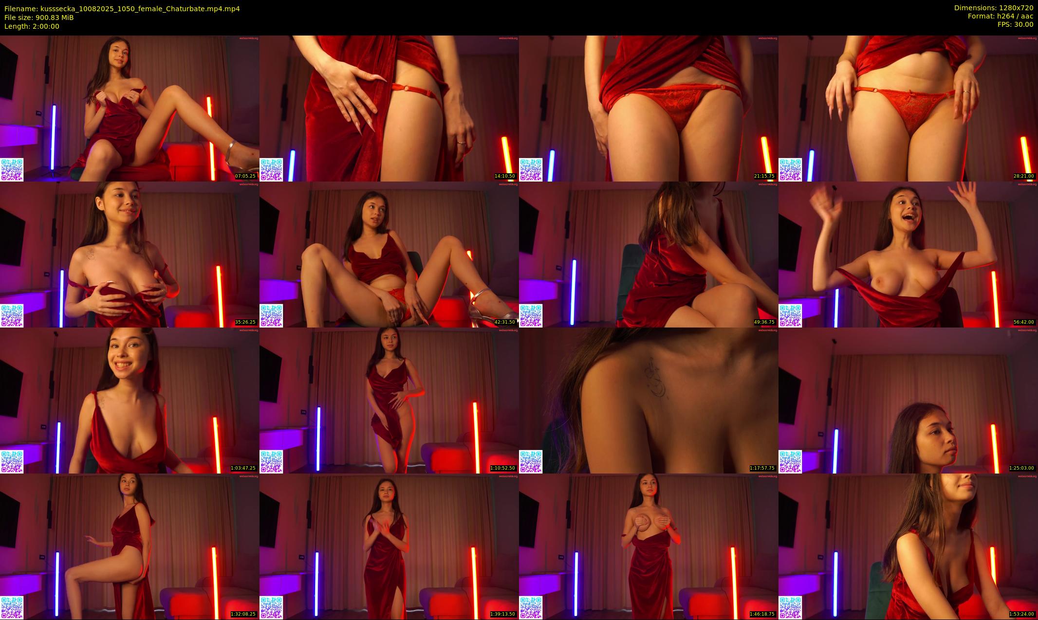 kusssecka — 120 minute Chaturbate female cam show recording, 720p, Aug 10, 2025