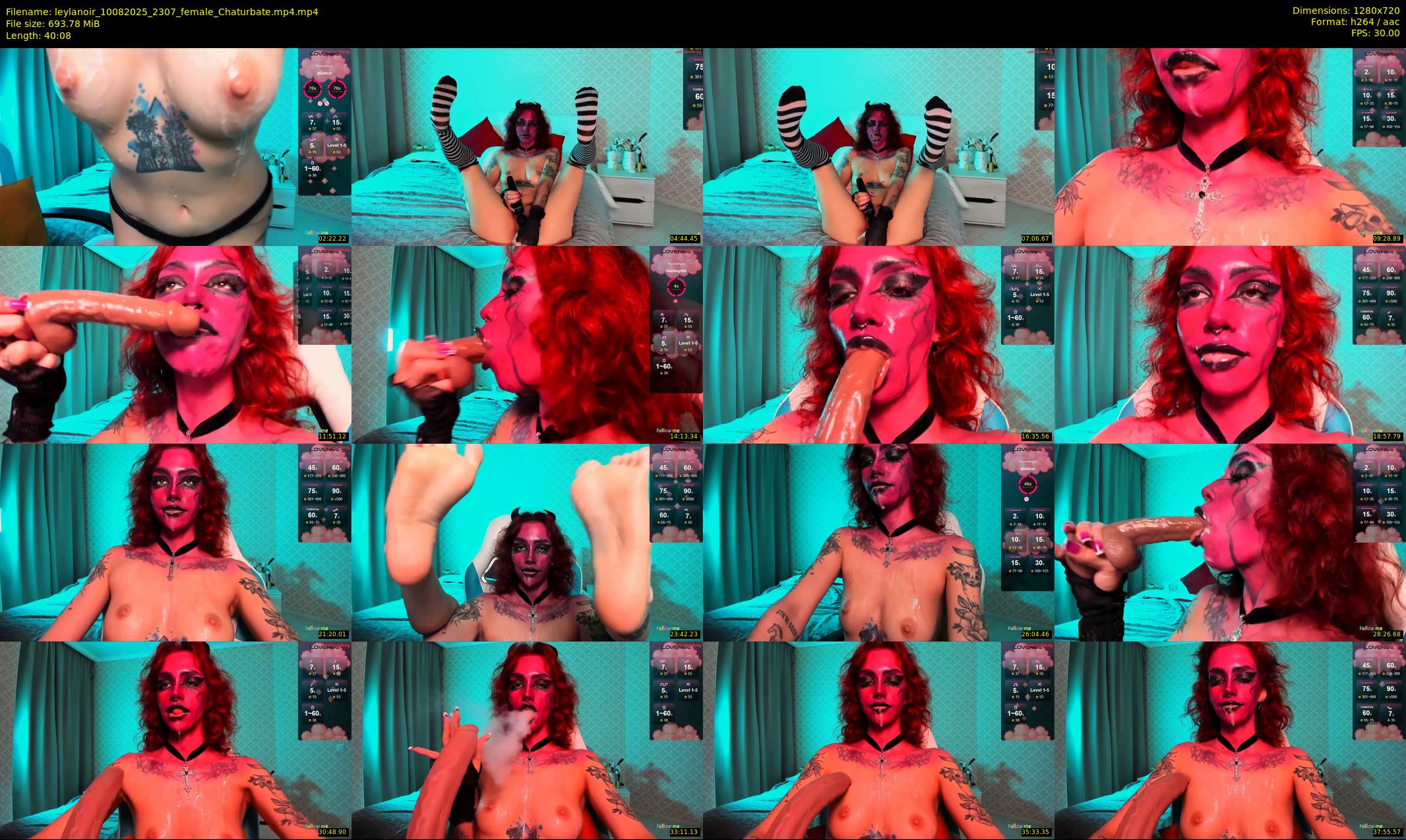 leylanoir — 41 minute Chaturbate female cam show recording, 720p, Aug 10, 2025