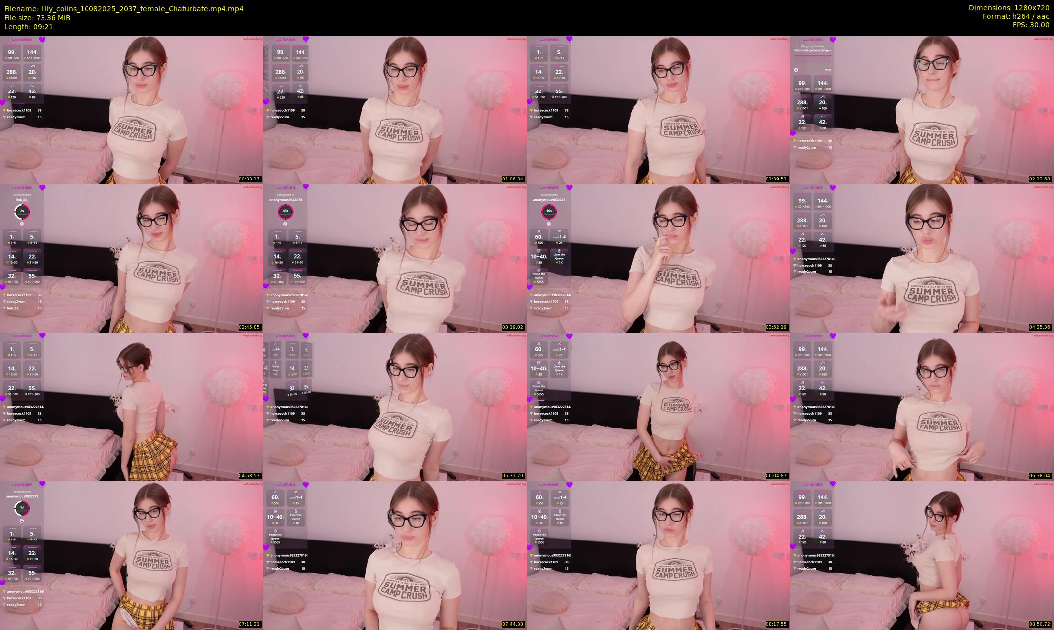 lilly_colins — 10 minute Chaturbate female cam show recording, 720p, Aug 10, 2025