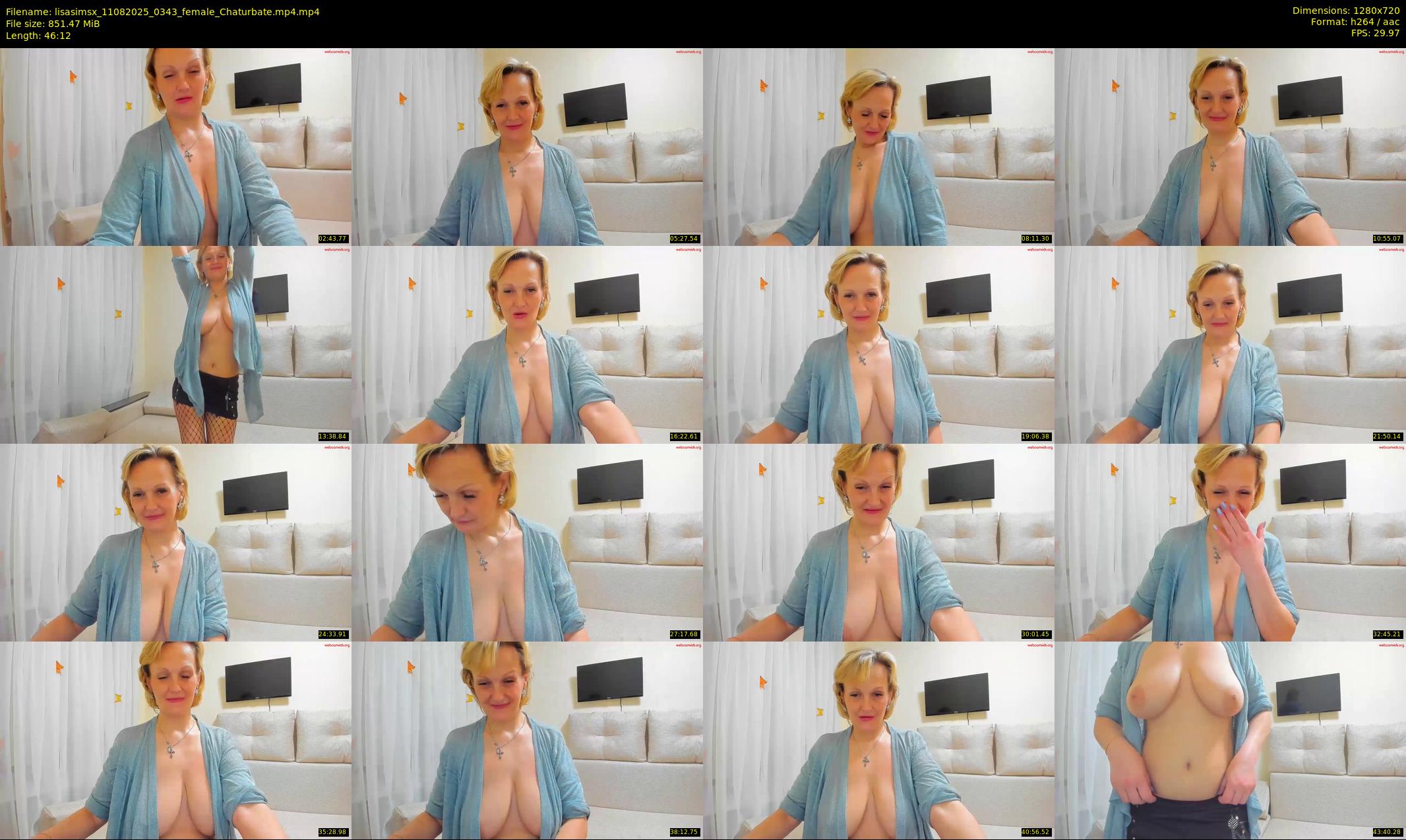 lisasimsx — 47 minute Chaturbate female cam show recording, 720p, Aug 11, 2025