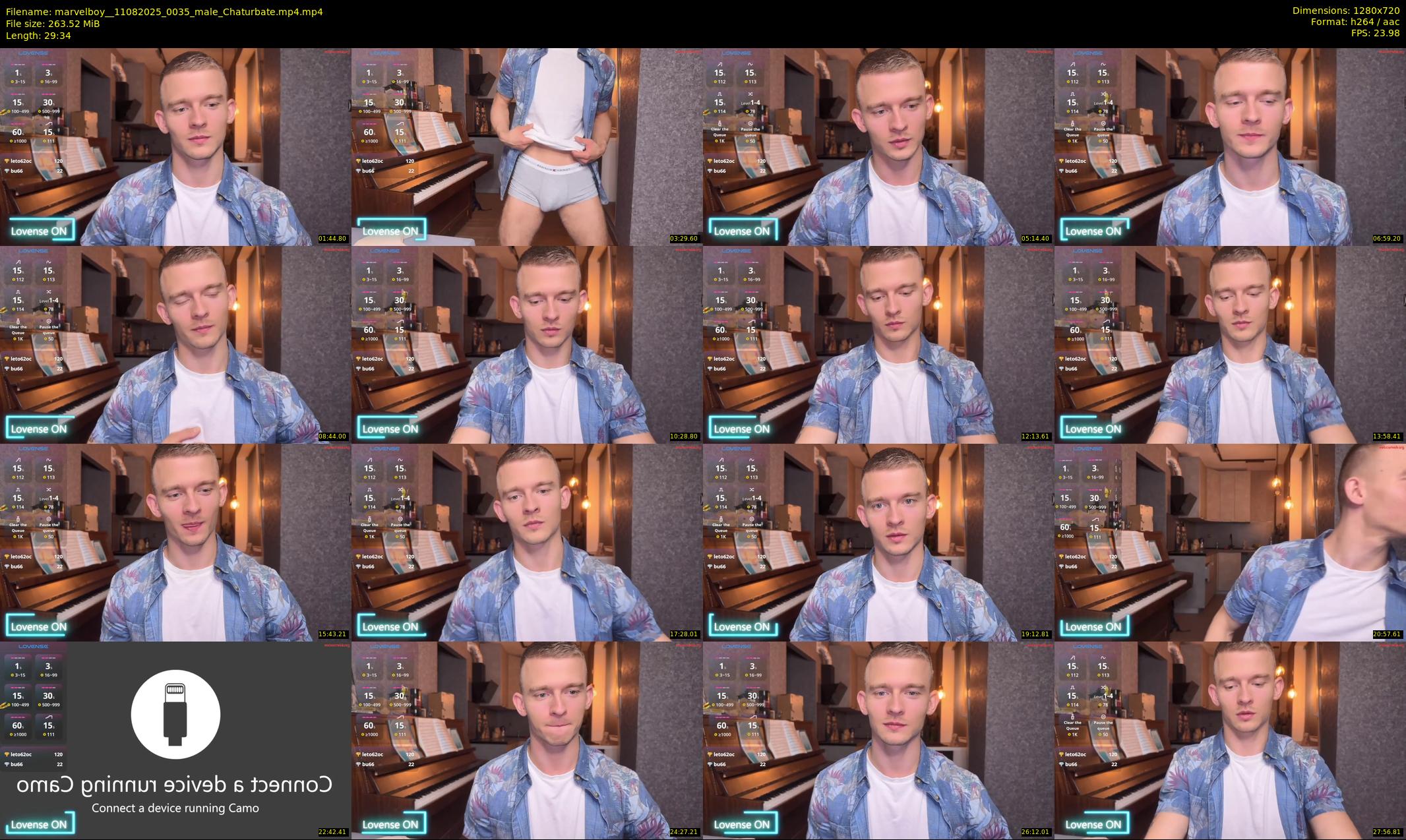 marvelboy_ — 30 minute Chaturbate male cam show recording, 720p, Aug 11, 2025