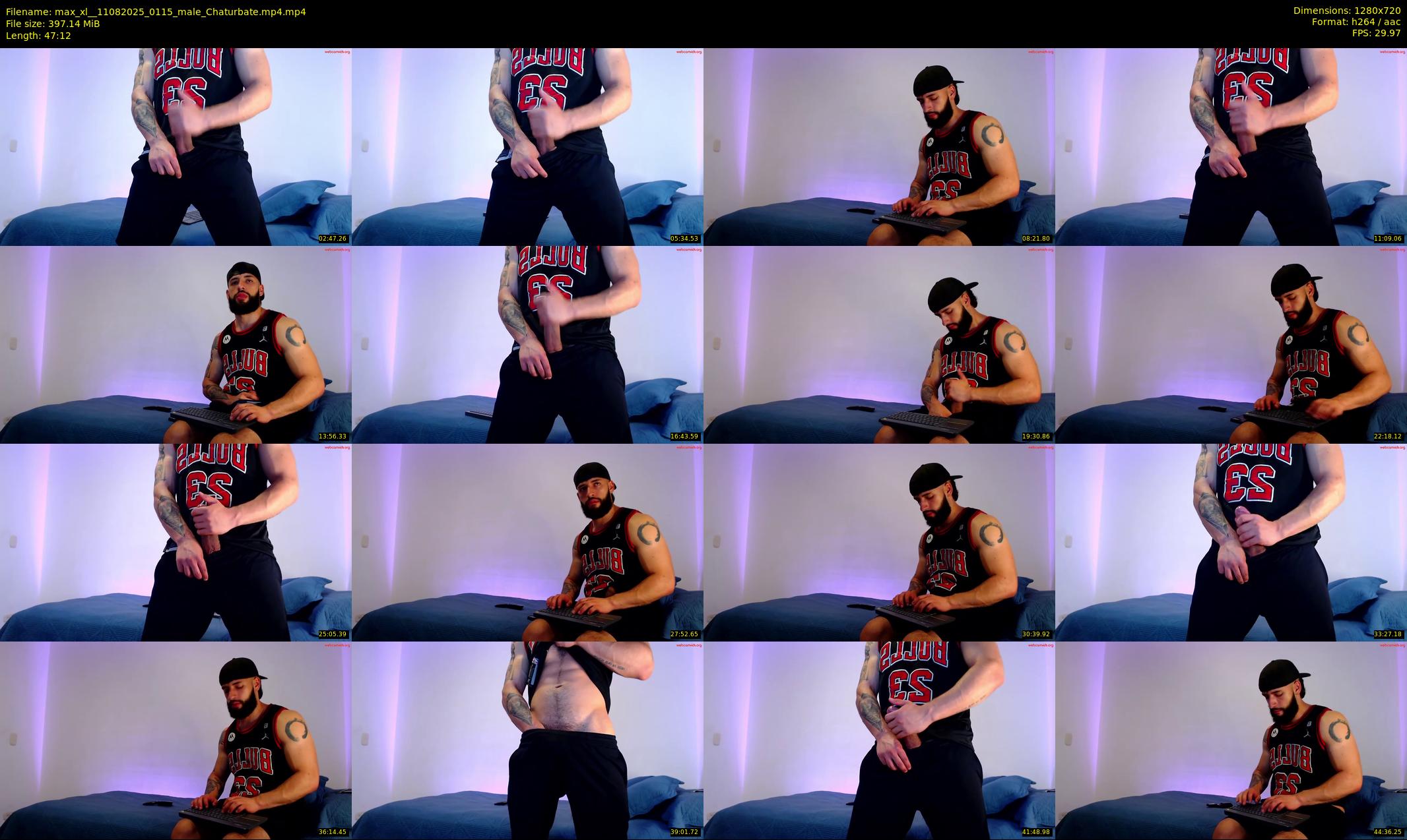 max_xl_ — 48 minute Chaturbate male cam show recording, 720p, Aug 11, 2025