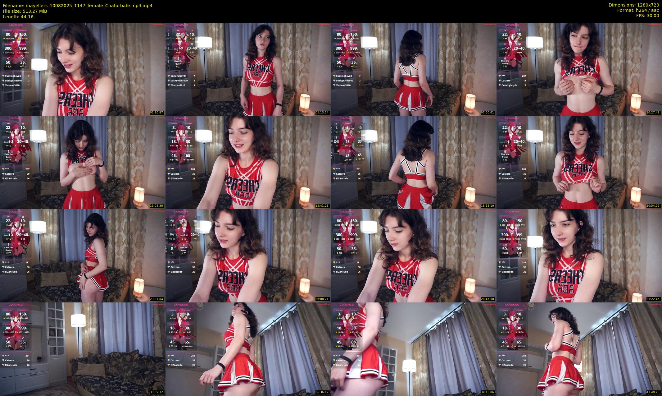 mayellers — 45 minute Chaturbate female cam show recording, 720p, Aug 10, 2025