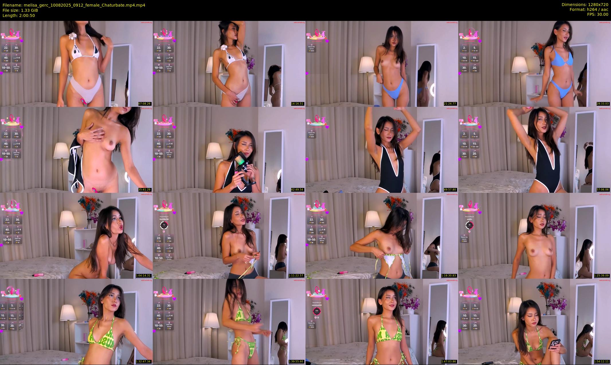 melisa_gerc — 121 minute Chaturbate female cam show recording, 720p, Aug 10, 2025