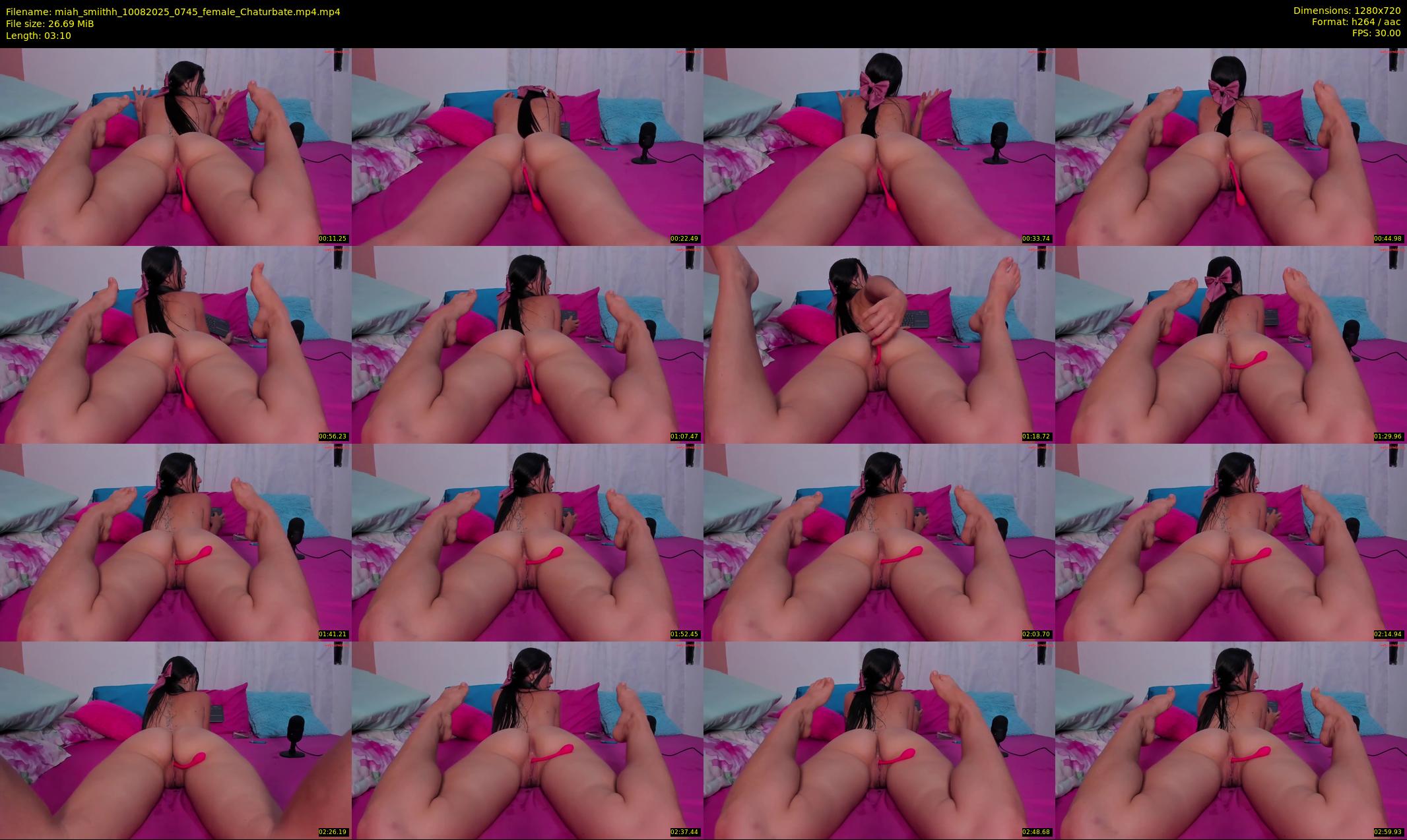miah_smiithh — 4 minute Chaturbate female cam show recording, 720p, Aug 10, 2025