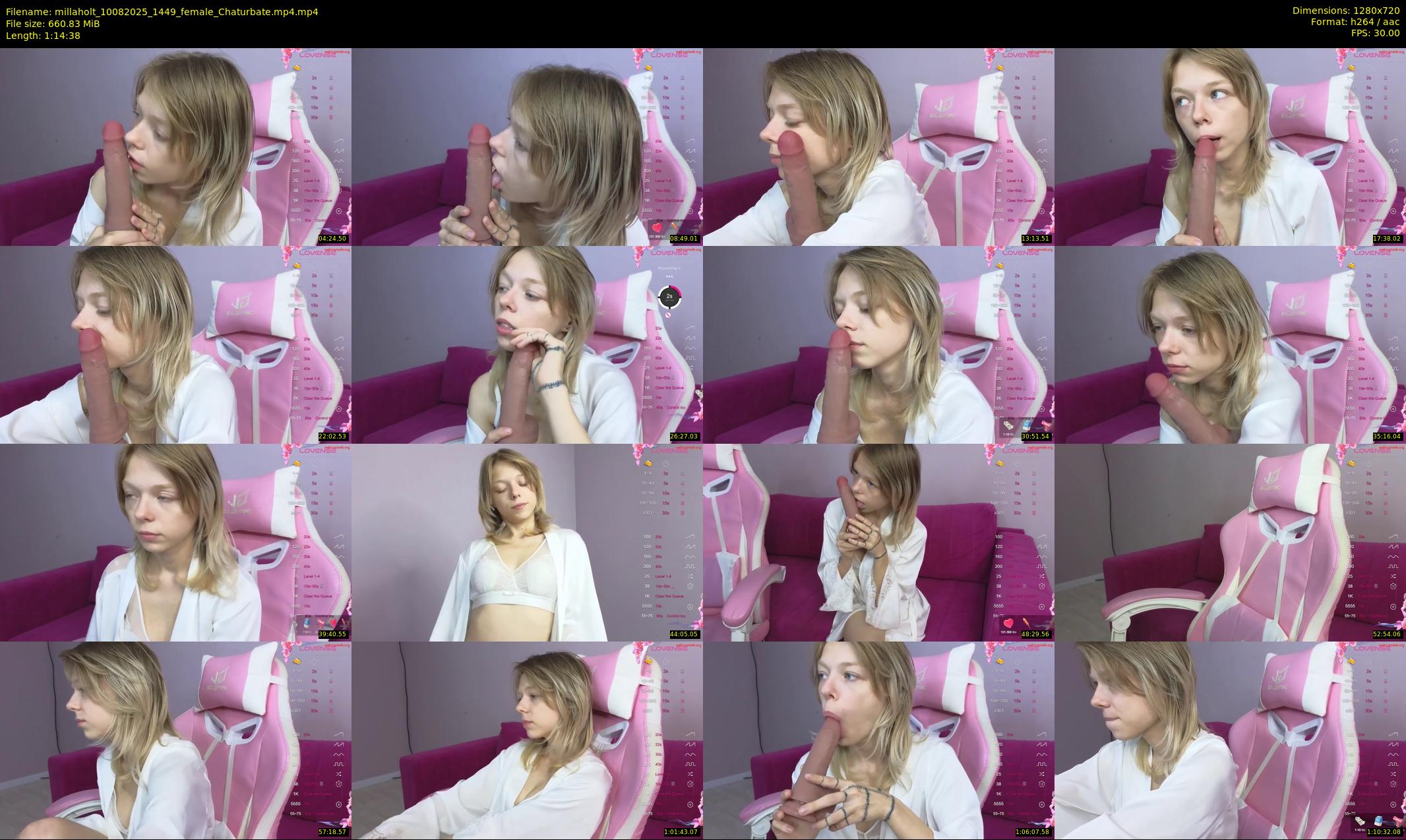 millaholt — 75 minute Chaturbate female cam show recording, 720p, Aug 10, 2025