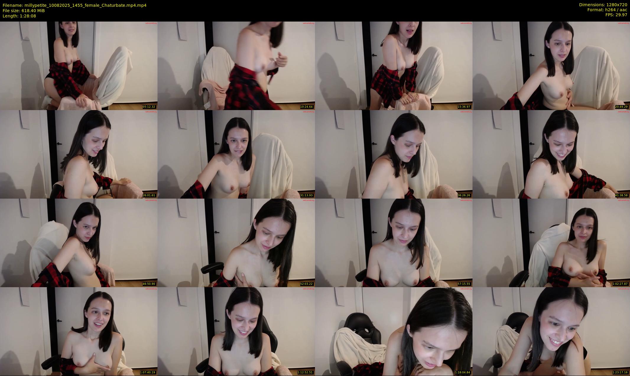 millypetite — 89 minute Chaturbate female cam show recording, 720p, Aug 10, 2025