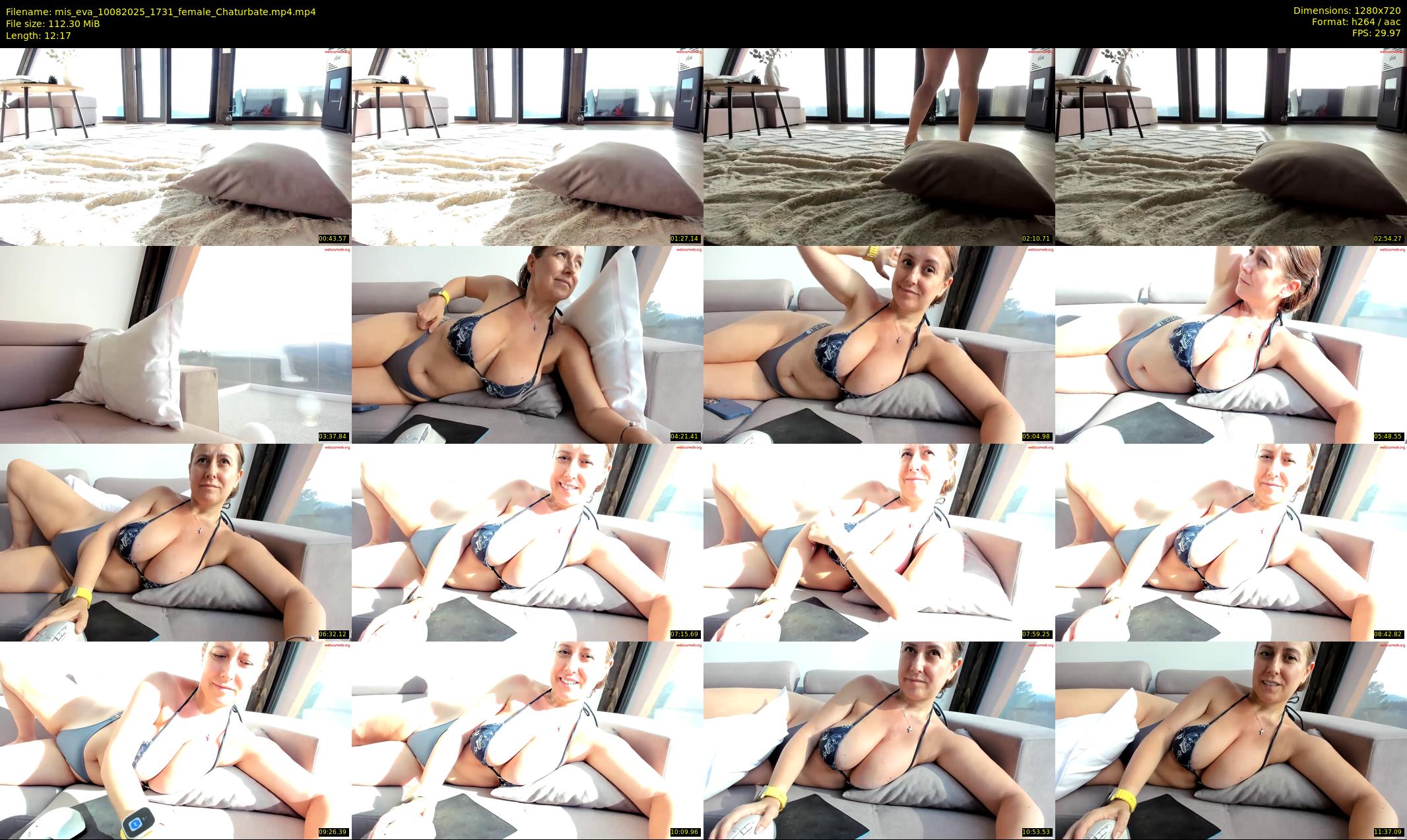 mis_eva — 13 minute Chaturbate female cam show recording, 720p, Aug 10, 2025
