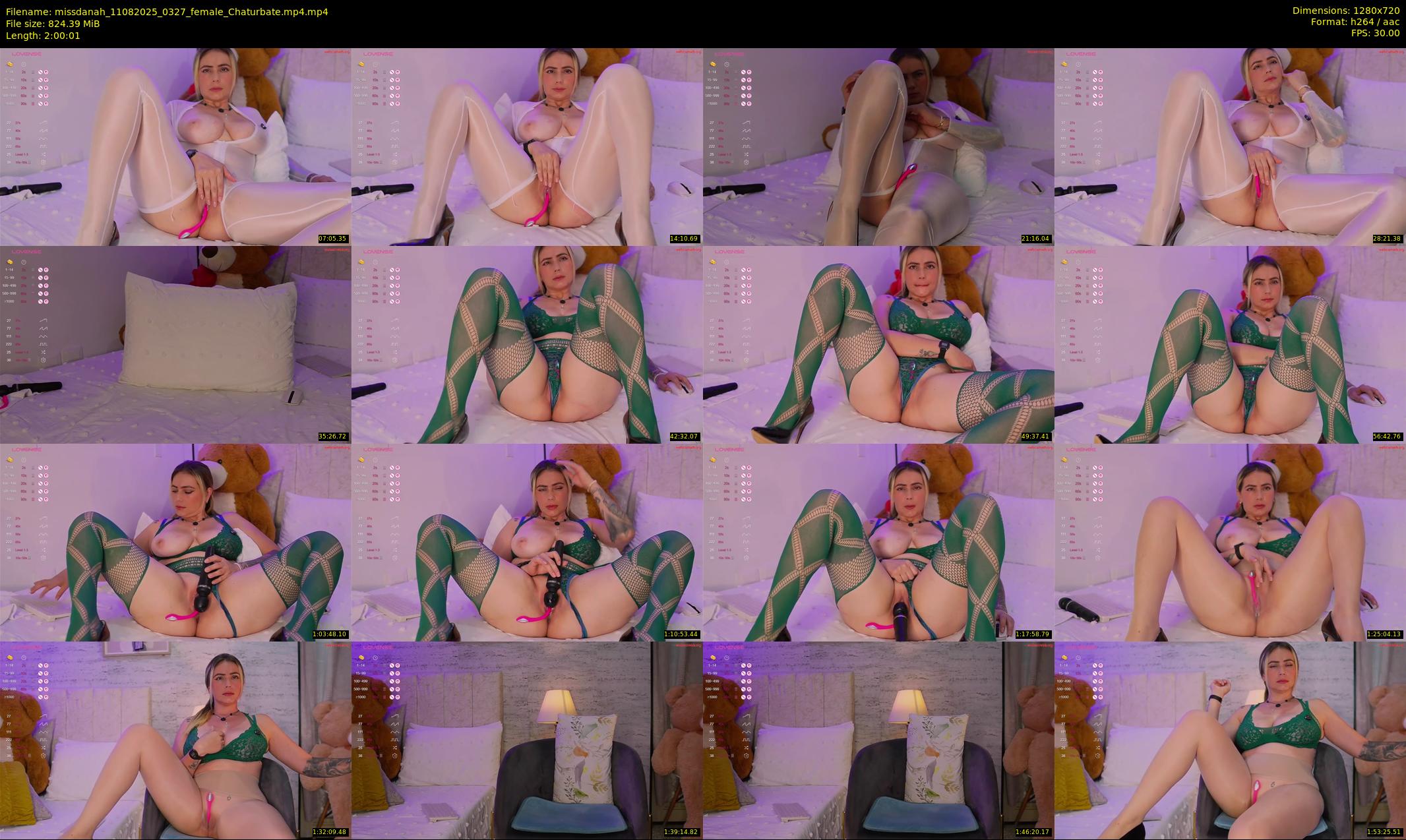 missdanah — 121 minute Chaturbate female cam show recording, 720p, Aug 11, 2025