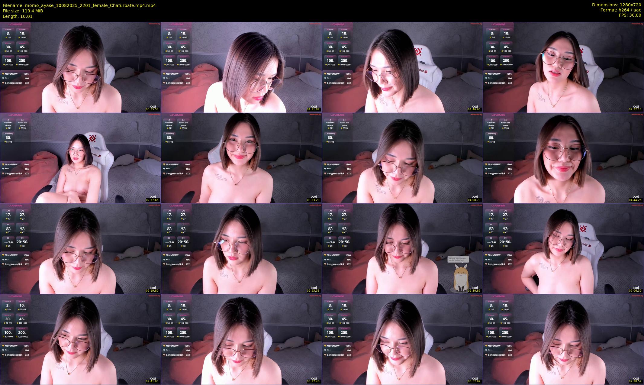momo_ayase — 11 minute Chaturbate female cam show recording, 720p, Aug 10, 2025