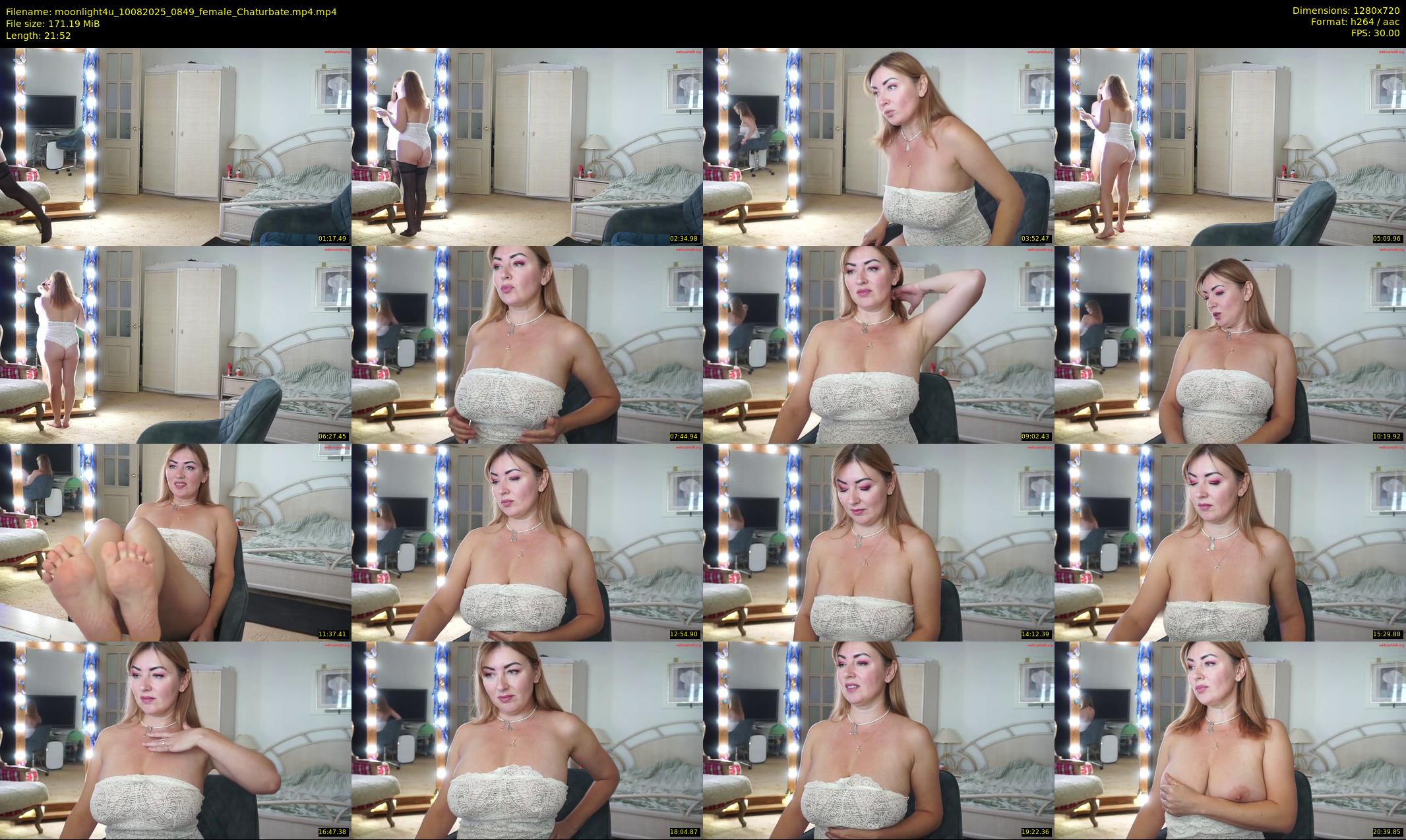 moonlight4u — 22 minute Chaturbate female cam show recording, 720p, Aug 10, 2025