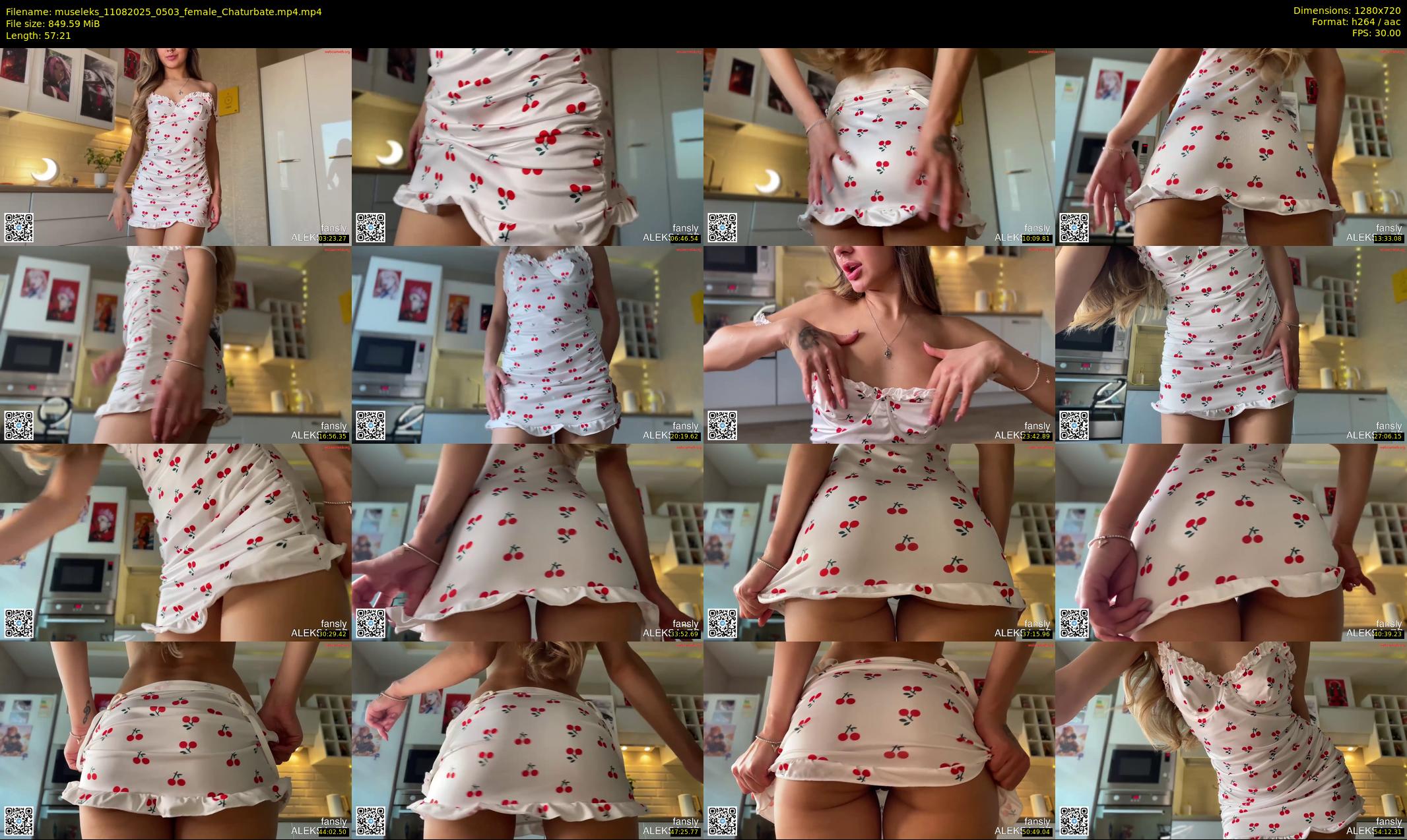 museleks — 58 minute Chaturbate female cam show recording, 720p, Aug 11, 2025