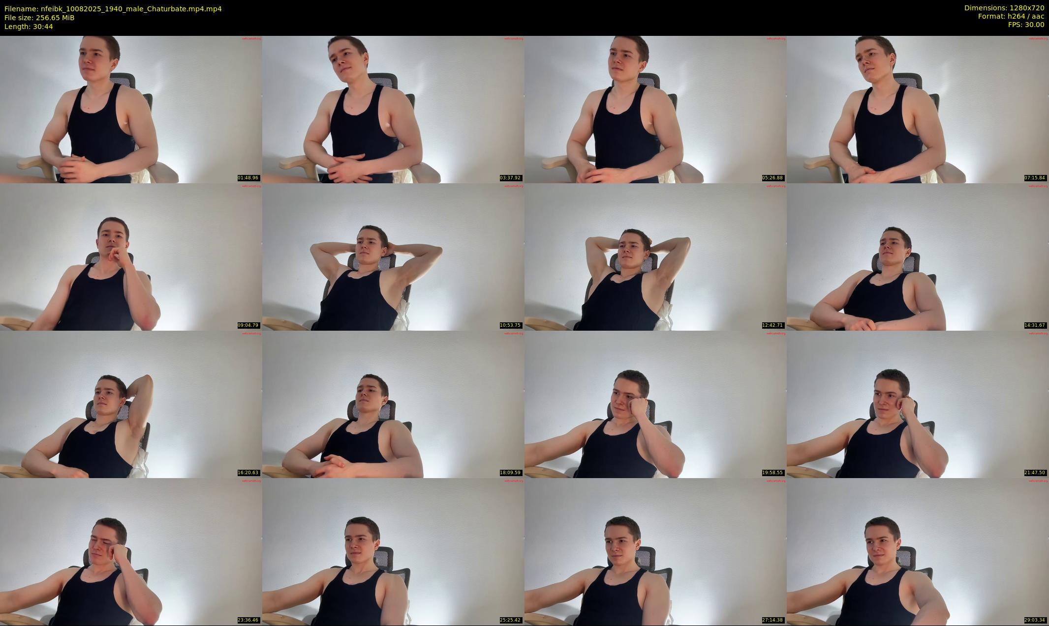 nfeibk — 31 minute Chaturbate male cam show recording, 720p, Aug 10, 2025