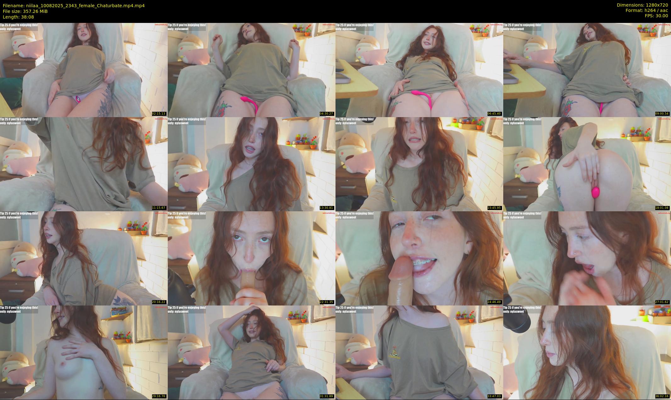 niilaa — 39 minute Chaturbate female cam show recording, 720p, Aug 10, 2025
