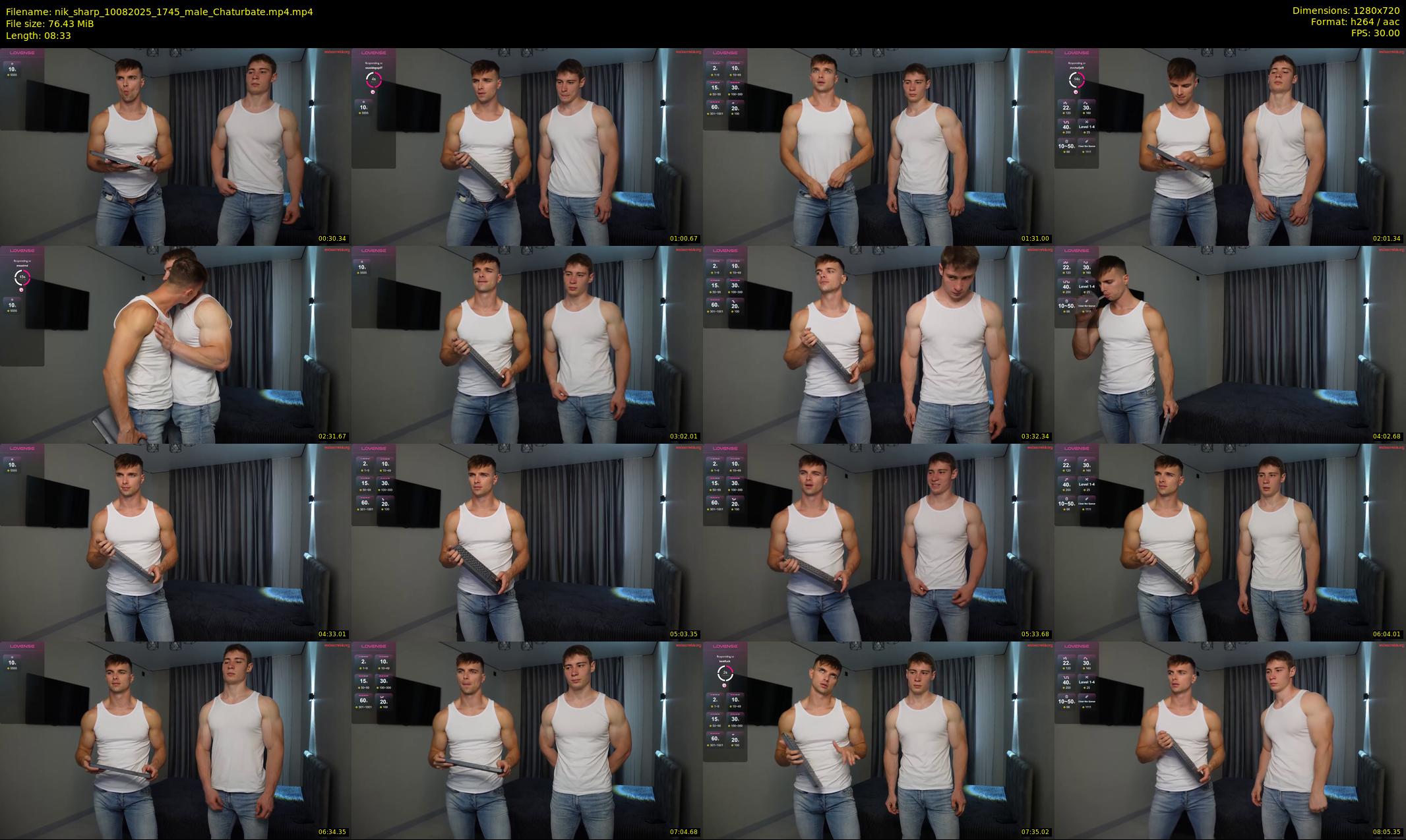 nik_sharp — 9 minute Chaturbate male cam show recording, 720p, Aug 10, 2025