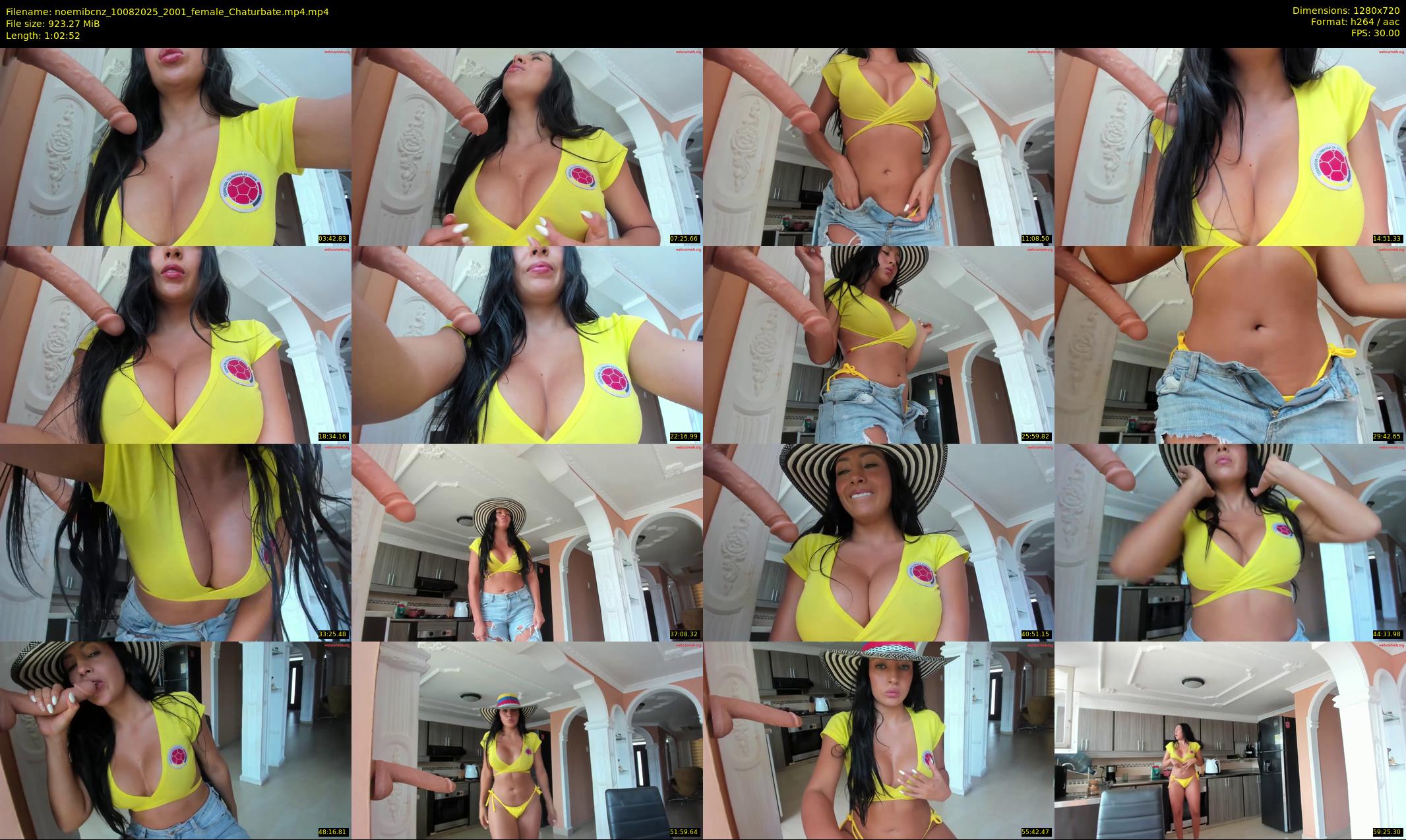 noemibcnz — 63 minute Chaturbate couple cam show recording, 720p, Aug 10, 2025