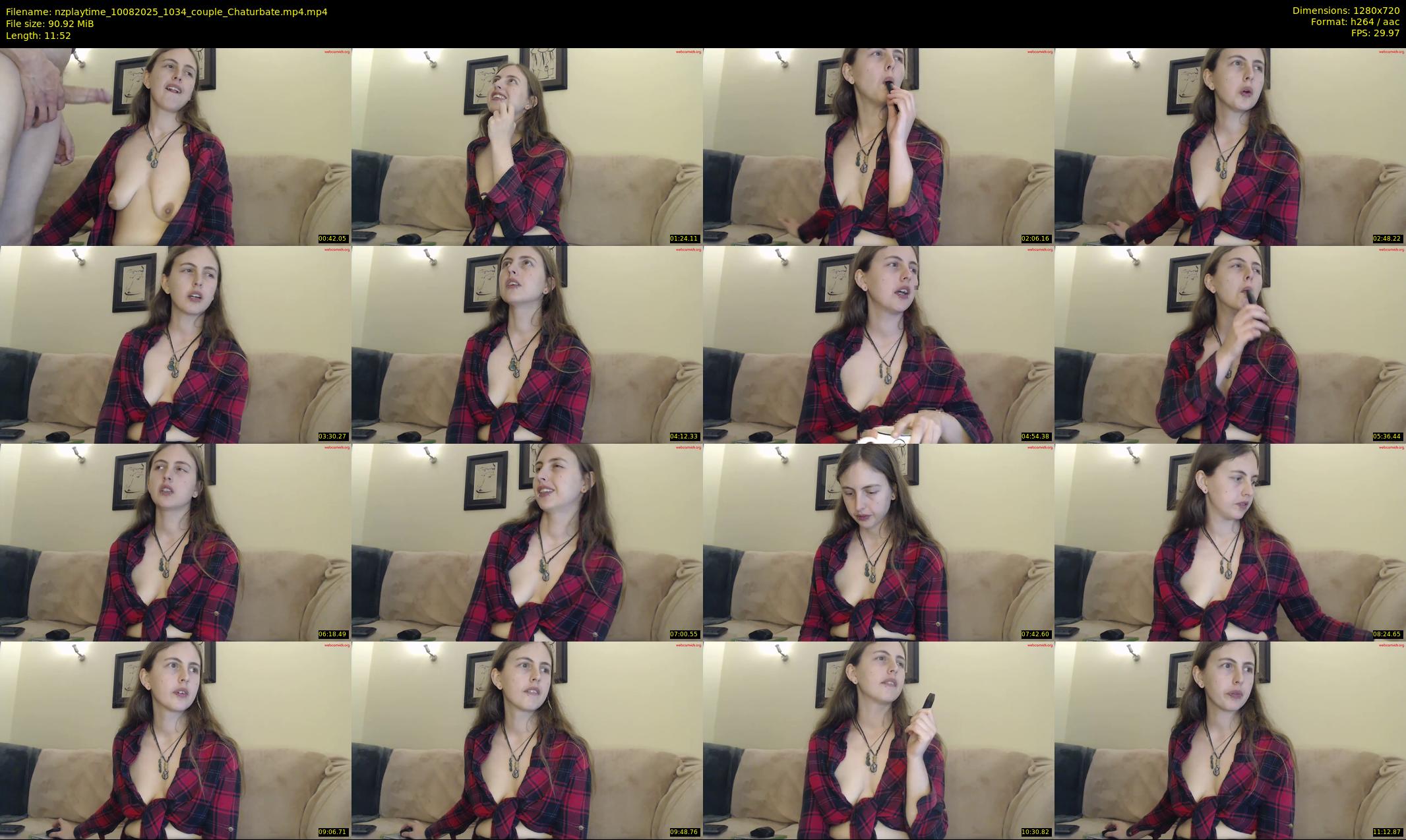 nzplaytime — 12 minute Chaturbate couple cam show recording, 720p, Aug 10, 2025