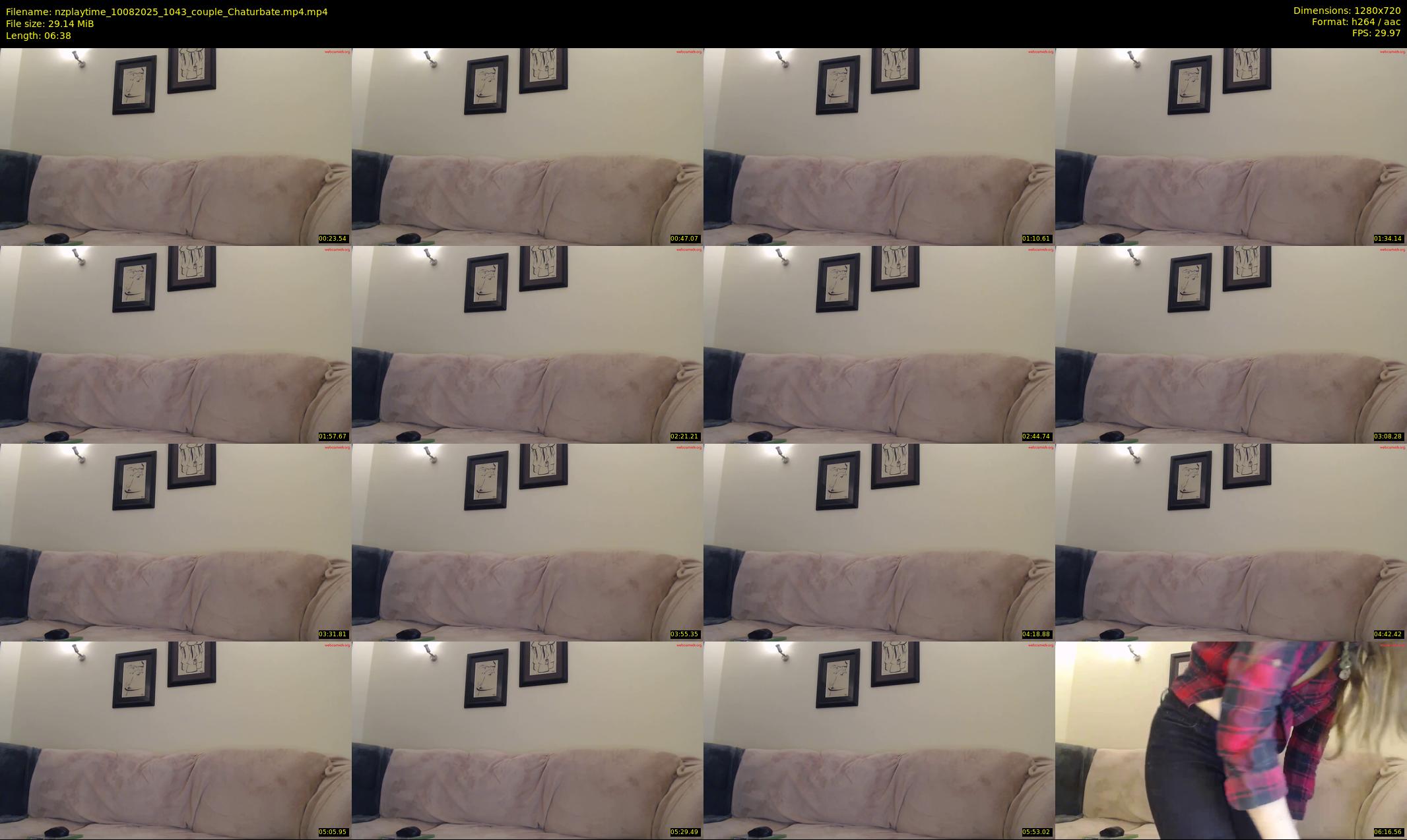 nzplaytime — 7 minute Chaturbate couple cam show recording, 720p, Aug 10, 2025