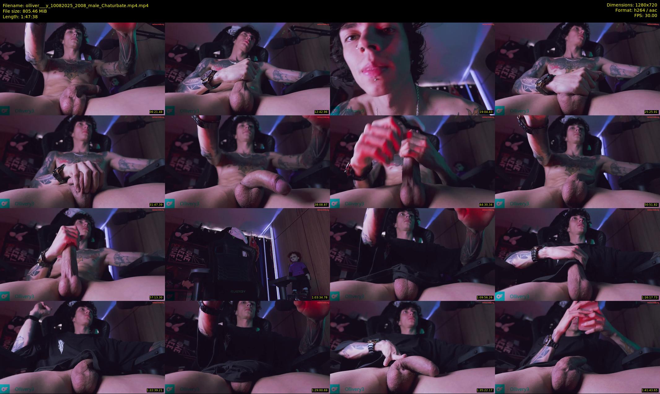 olliver___y — 108 minute Chaturbate male cam show recording, 720p, Aug 10, 2025