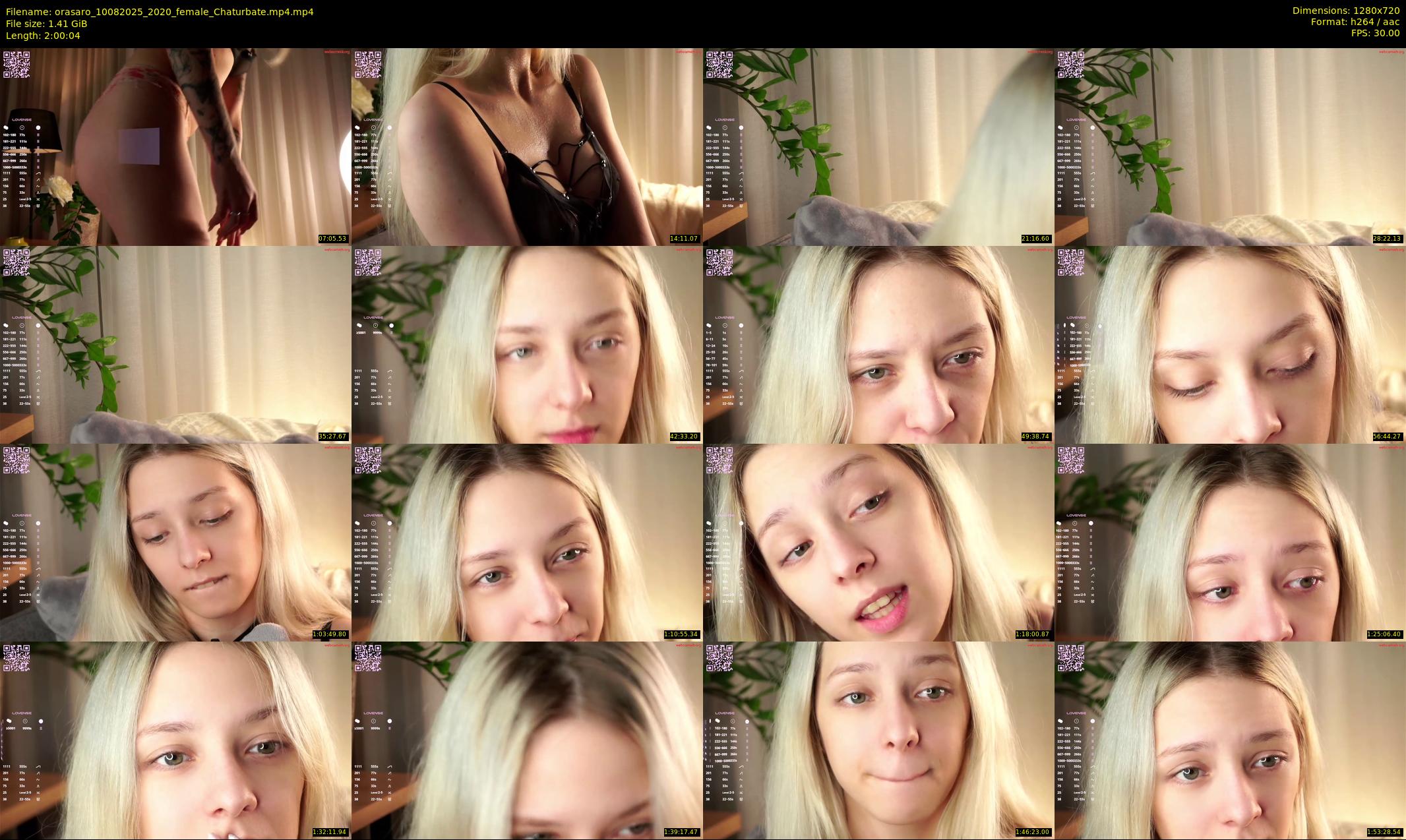 orasaro — 121 minute Chaturbate female cam show recording, 720p, Aug 10, 2025