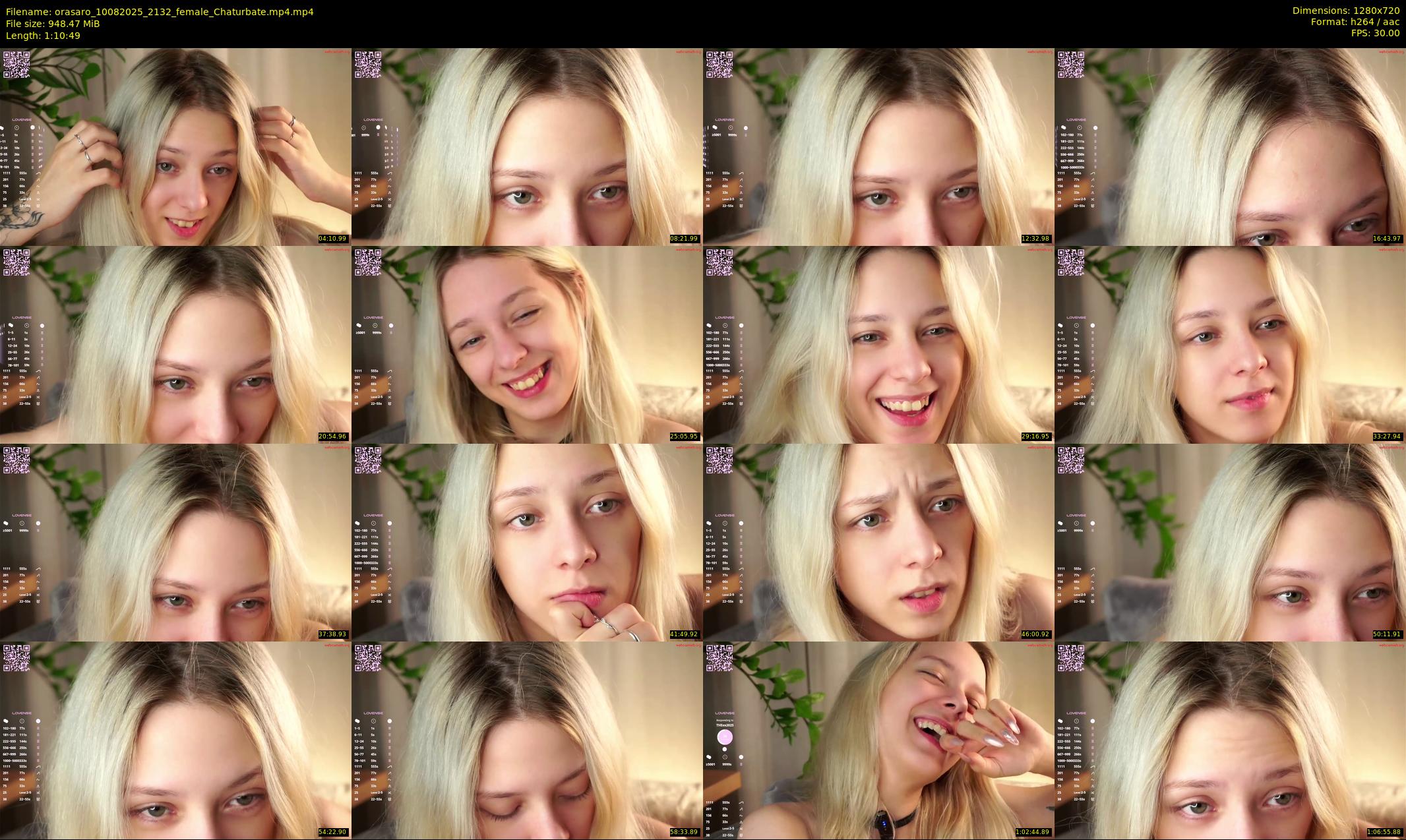 orasaro — 71 minute Chaturbate female cam show recording, 720p, Aug 10, 2025