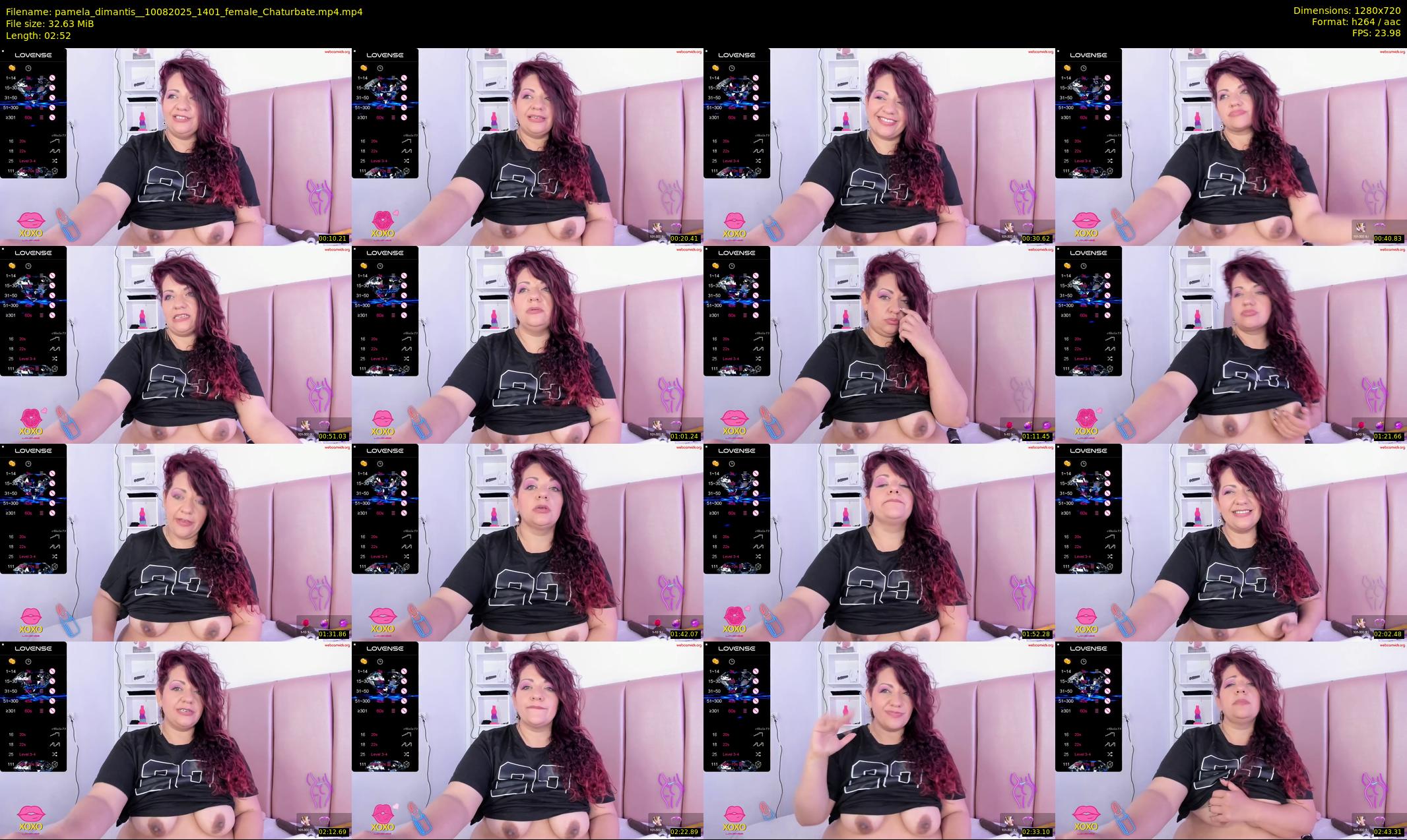 pamela_dimantis_ — 3 minute Chaturbate female cam show recording, 720p, Aug 10, 2025