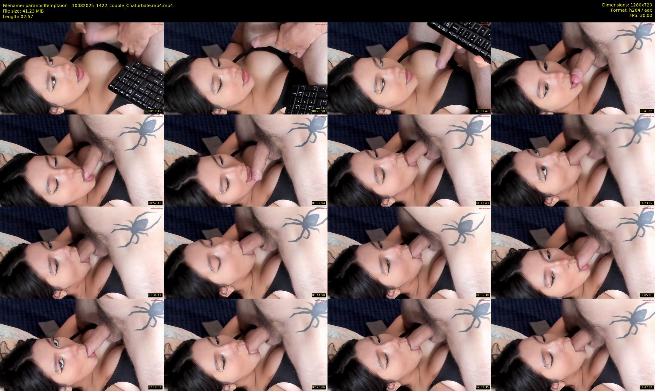 paranoidtemptaion_ — 3 minute Chaturbate couple cam show recording, 720p, Aug 10, 2025