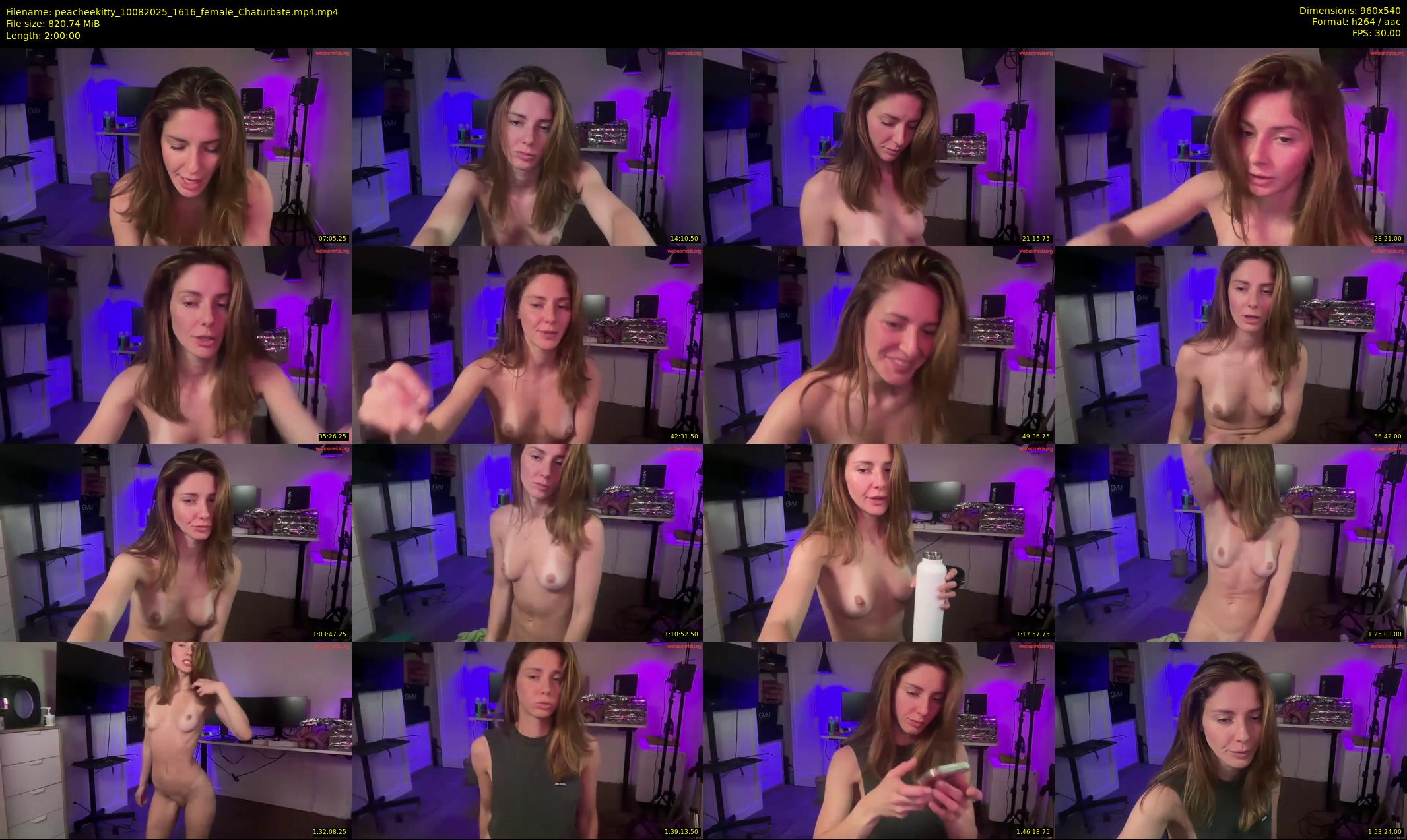 peacheekitty — 120 minute Chaturbate female cam show recording, 480p, Aug 10, 2025