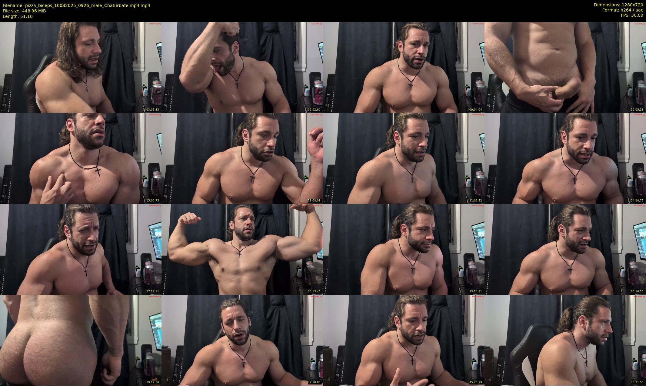 pizza_biceps — 52 minute Chaturbate male cam show recording, 720p, Aug 10, 2025