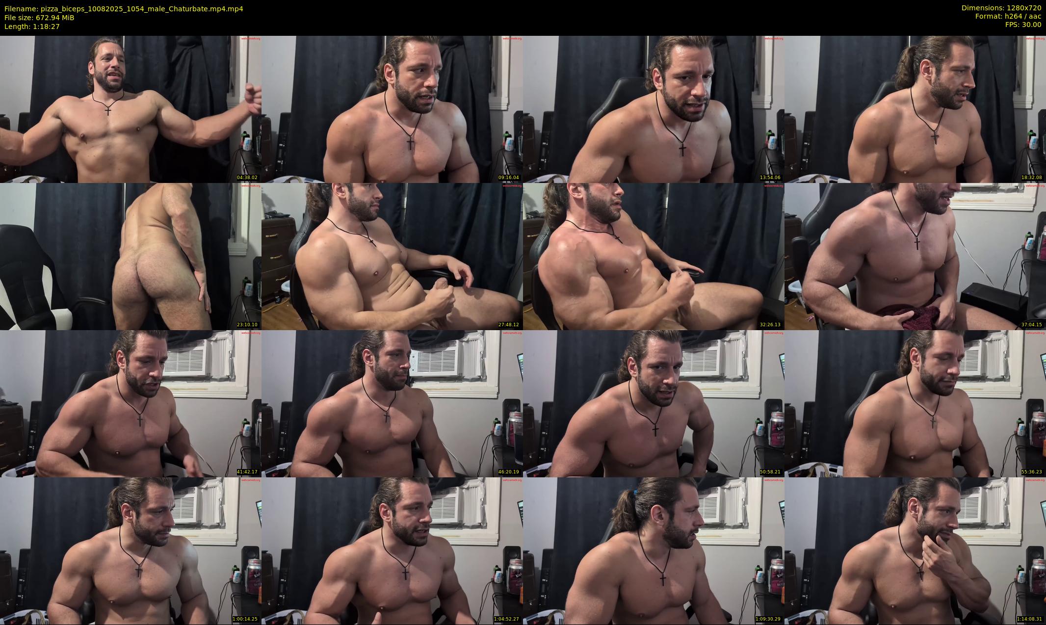 pizza_biceps — 79 minute Chaturbate male cam show recording, 720p, Aug 10, 2025