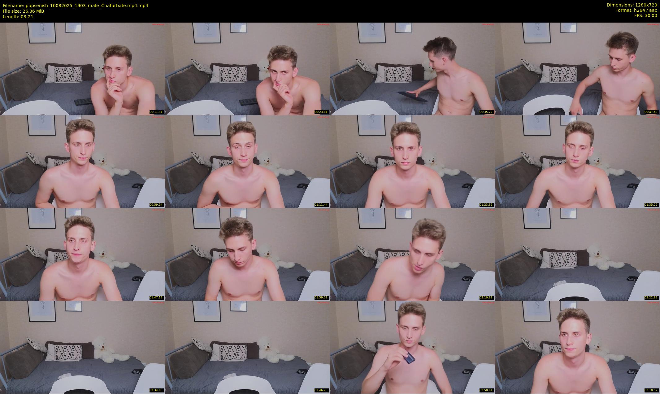 pupsenish — 4 minute Chaturbate male cam show recording, 720p, Aug 10, 2025