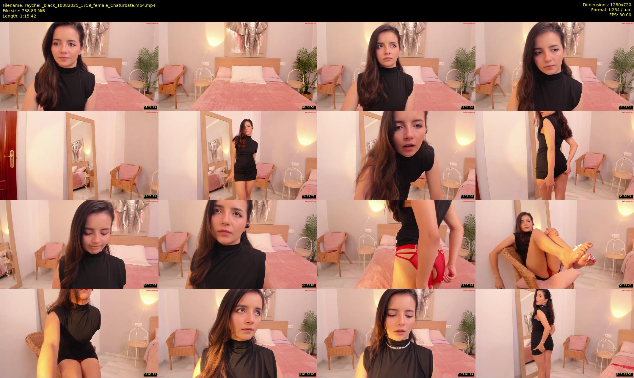 raychell_black — 76 minute Chaturbate female cam show recording, 720p, Aug 10, 2025
