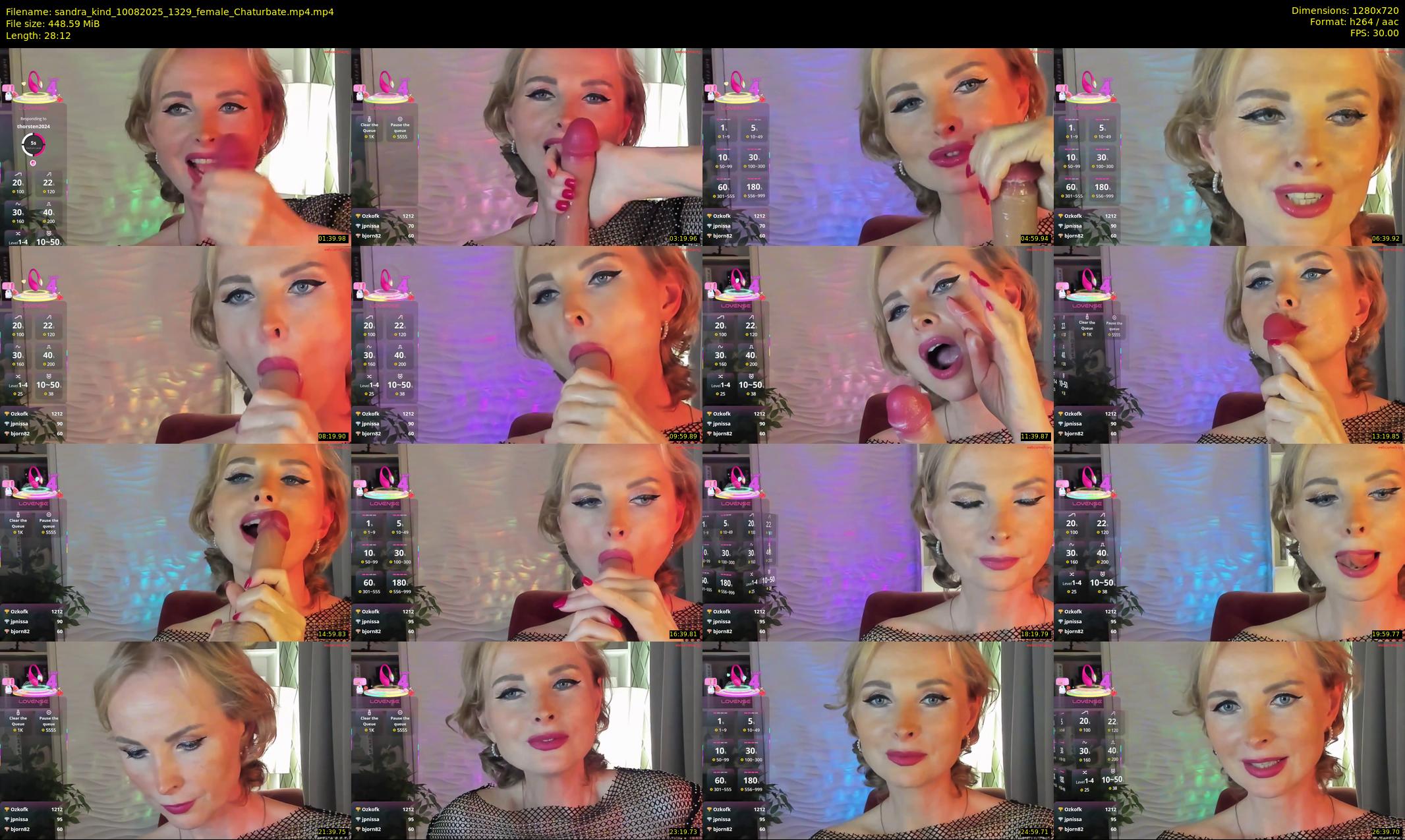 sandra_kind — 29 minute Chaturbate female cam show recording, 720p, Aug 10, 2025