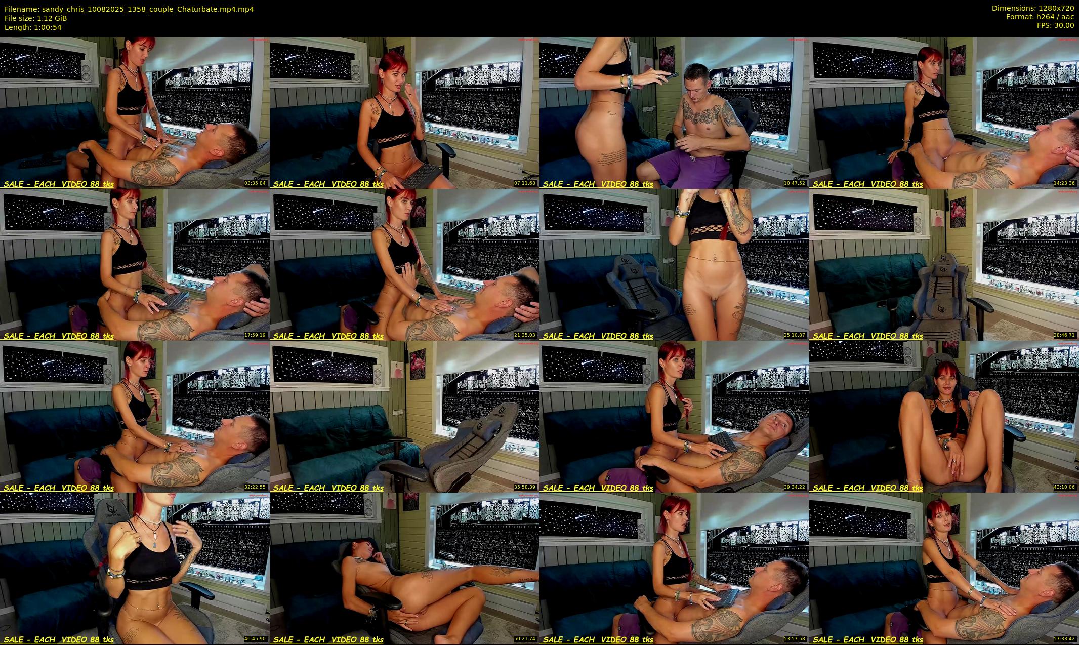 sandy_chris — 61 minute Chaturbate couple cam show recording, 720p, Aug 10, 2025