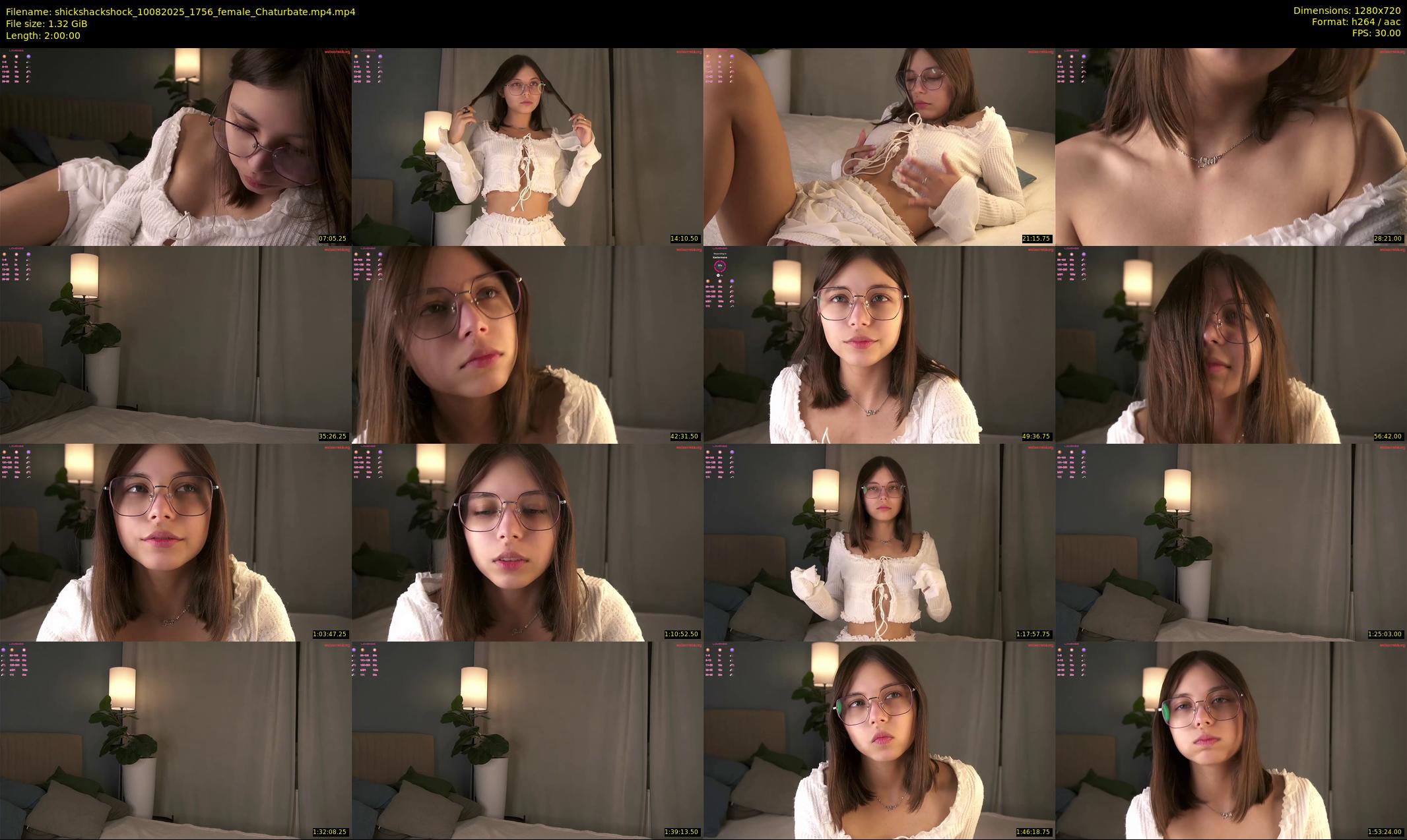 shickshackshock — 120 minute Chaturbate female cam show recording, 720p, Aug 10, 2025