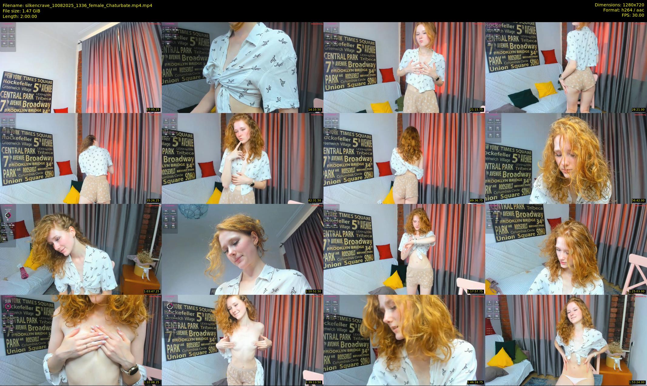 silkencrave — 120 minute Chaturbate female cam show recording, 720p, Aug 10, 2025