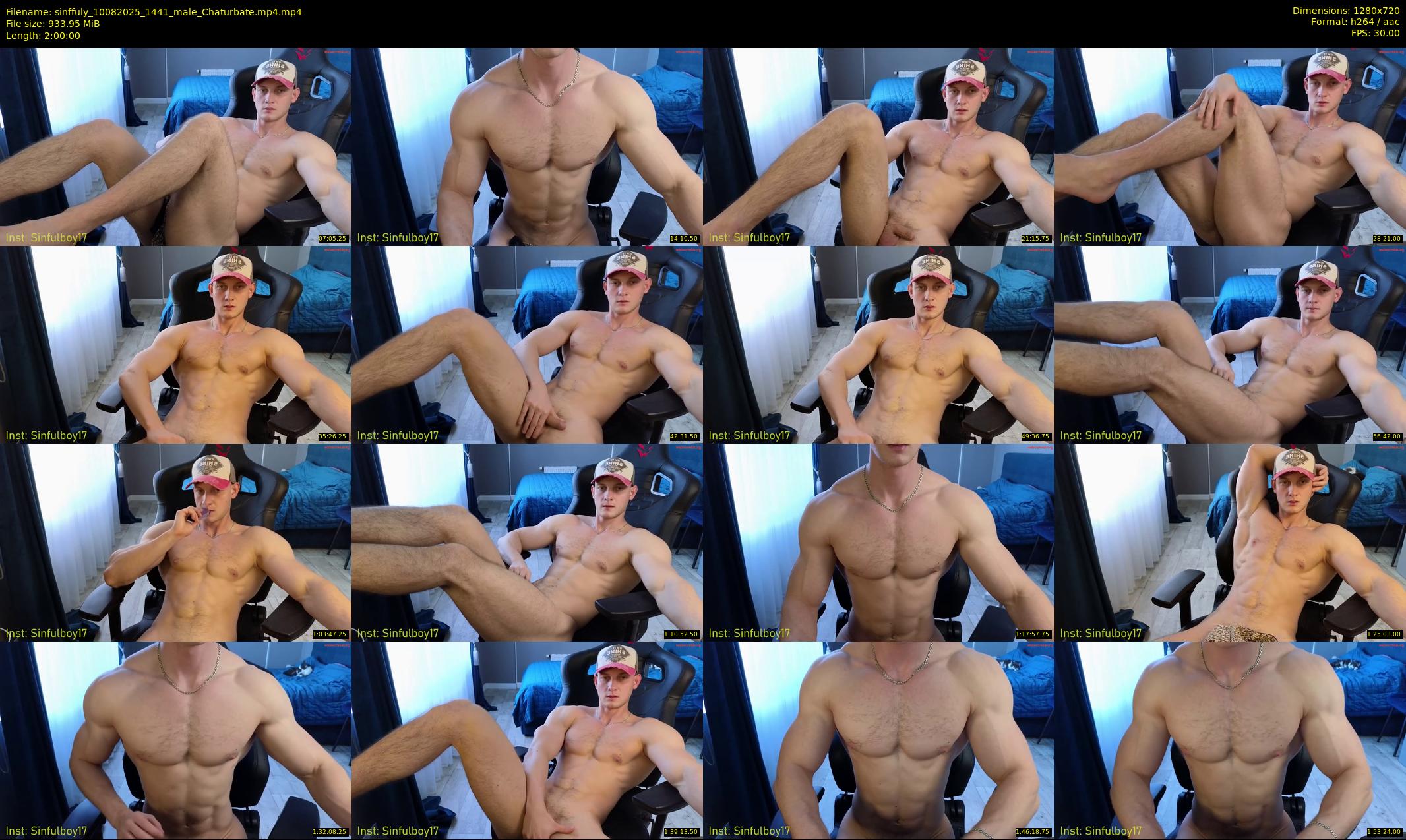 sinffuly — 120 minute Chaturbate male cam show recording, 720p, Aug 10, 2025