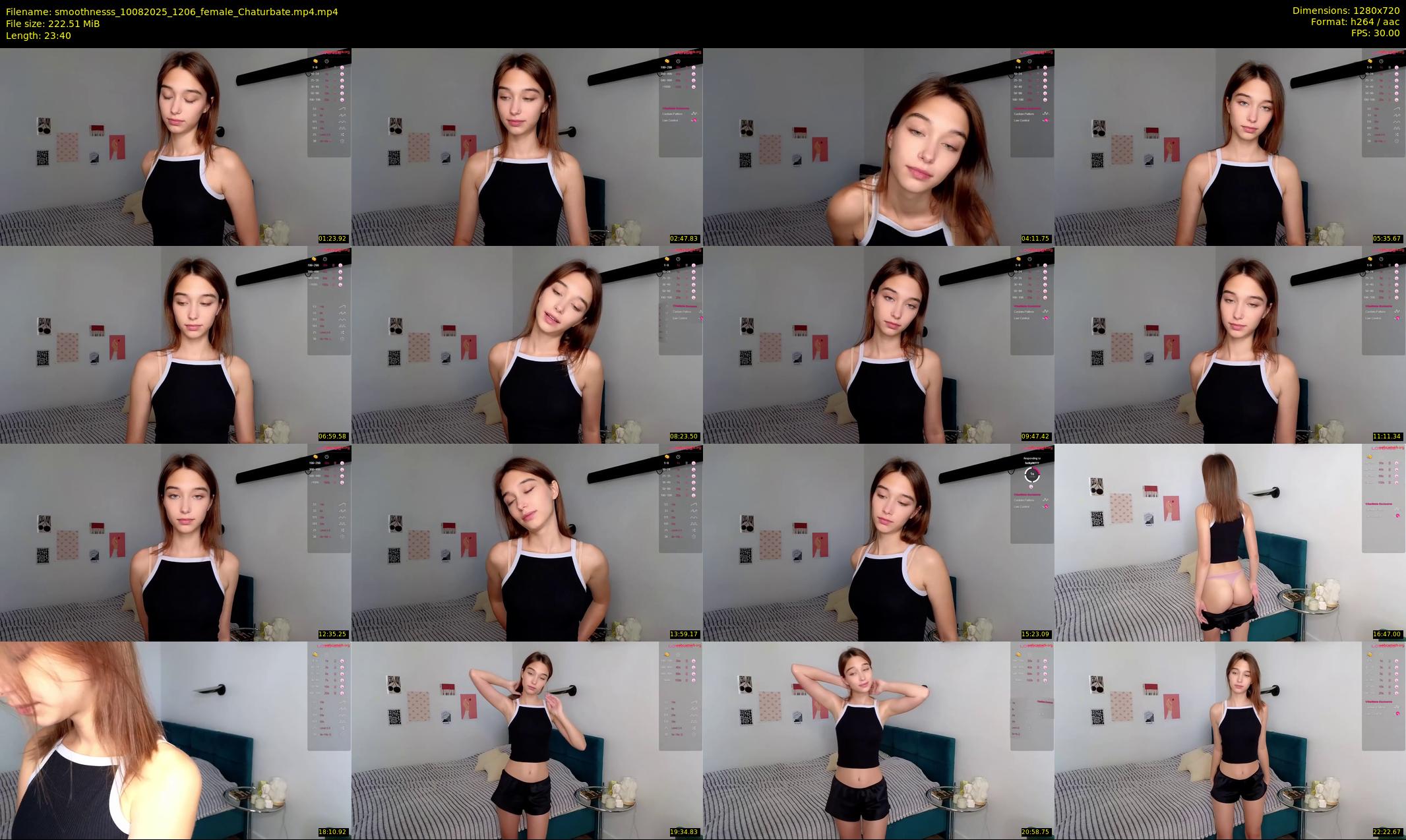 smoothnesss — 24 minute Chaturbate female cam show recording, 720p, Aug 10, 2025