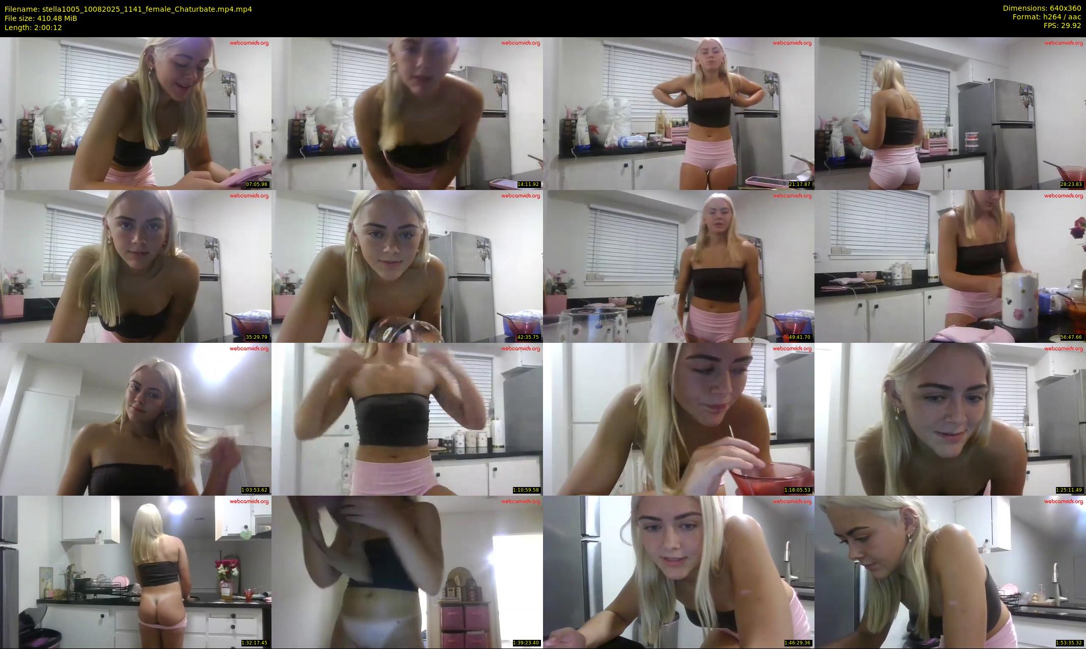 stella1005 — 121 minute Chaturbate female cam show recording, 360p, Aug 10, 2025