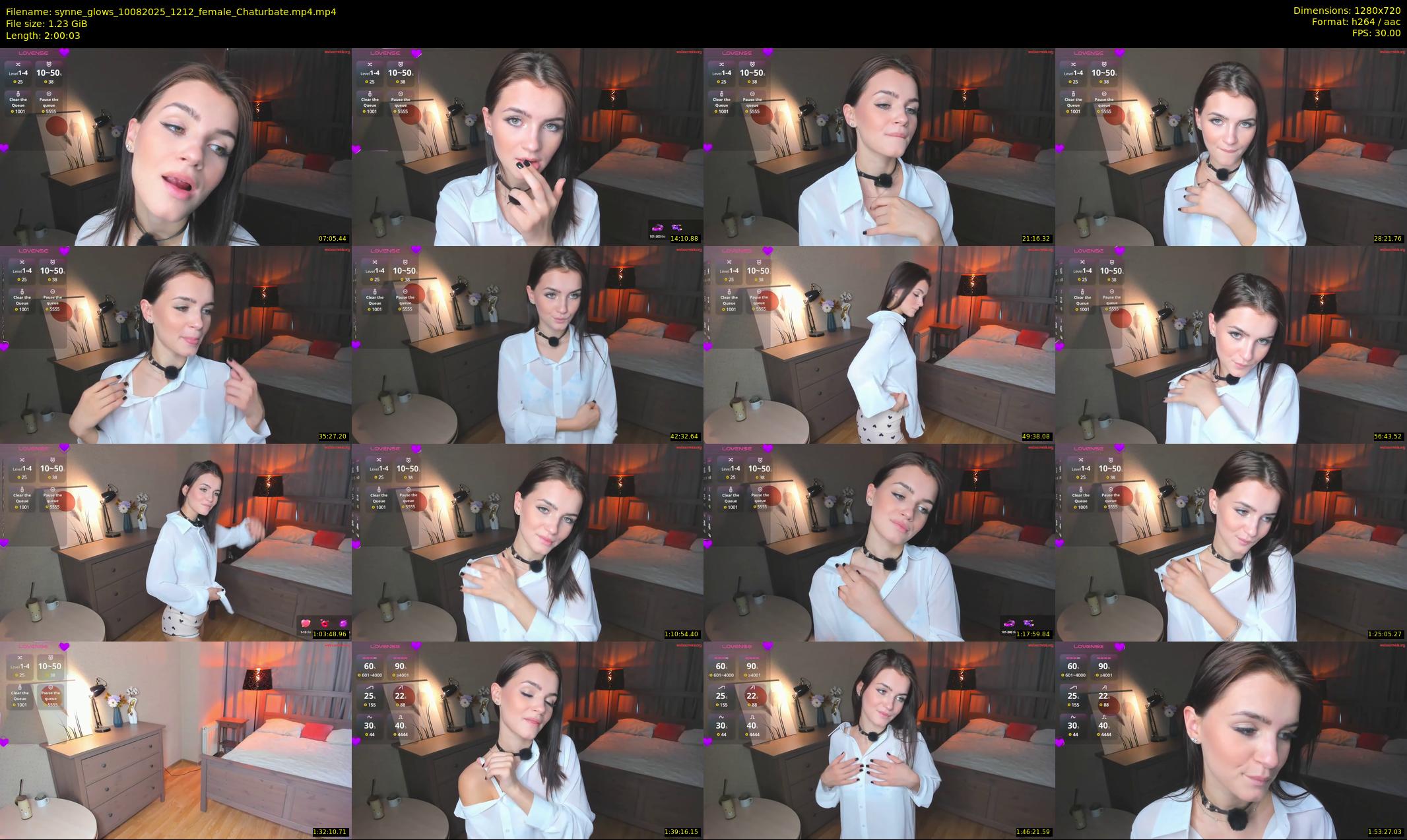 synne_glows — 121 minute Chaturbate female cam show recording, 720p, Aug 10, 2025