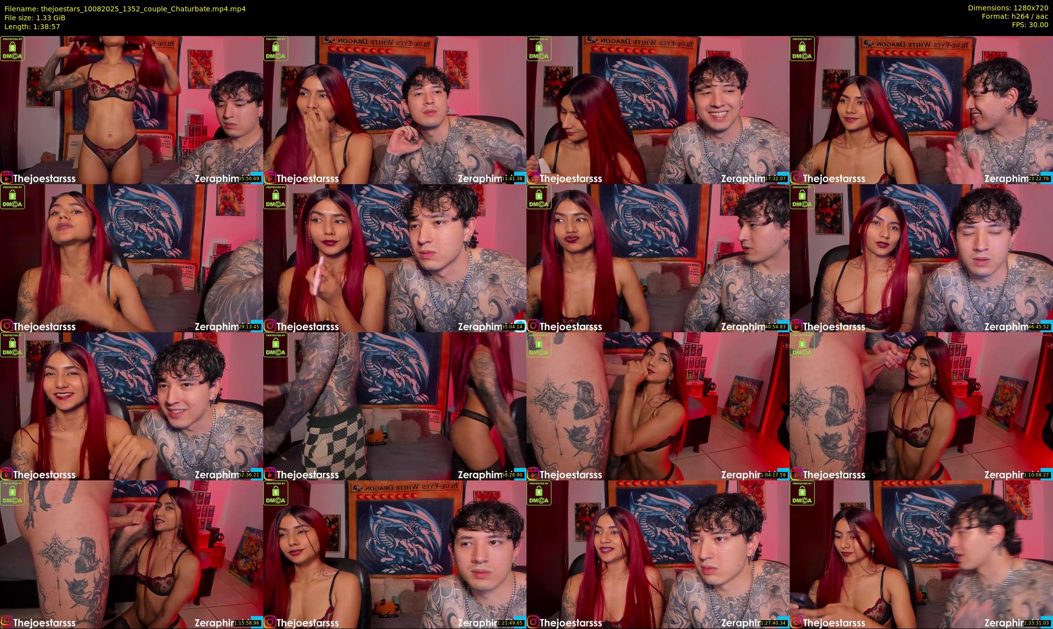 thejoestars — 99 minute Chaturbate couple cam show recording, 720p, Aug 10, 2025