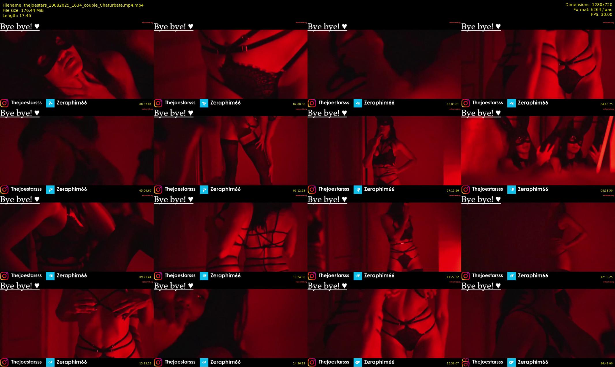 thejoestars — 18 minute Chaturbate couple cam show recording, 720p, Aug 10, 2025
