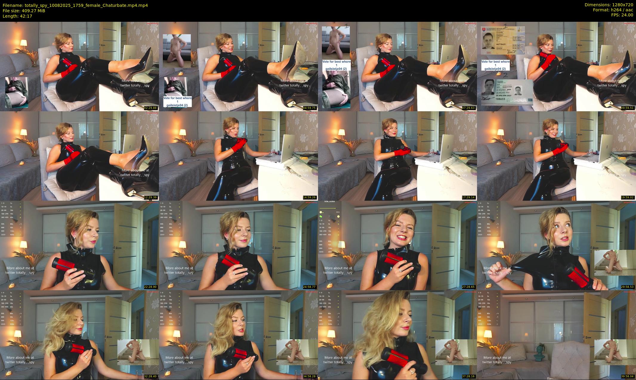 totally_spy — 43 minute Chaturbate female cam show recording, 720p, Aug 10, 2025