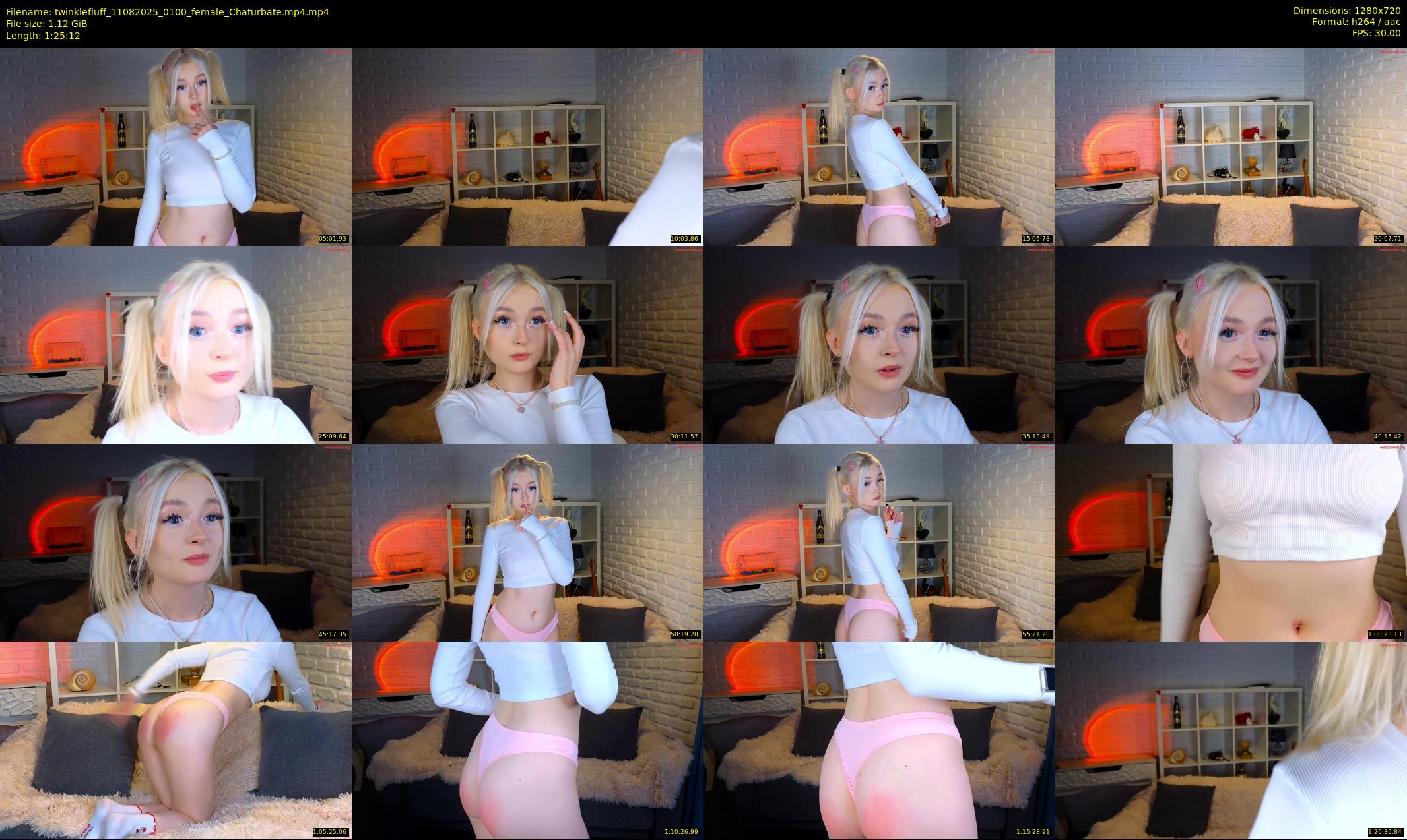twinklefluff — 86 minute Chaturbate female cam show recording, 720p, Aug 11, 2025