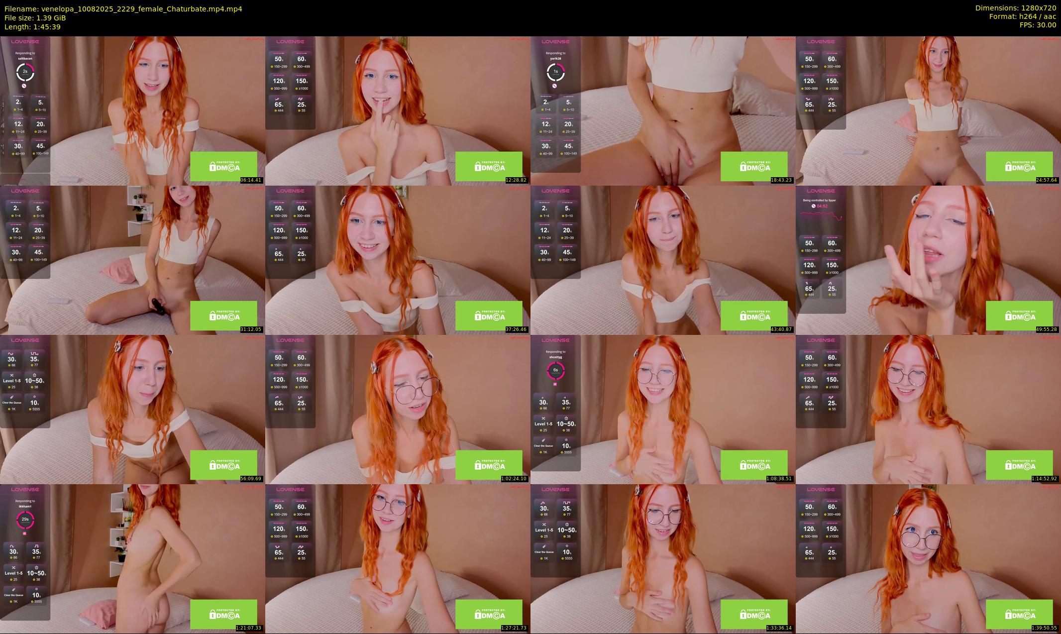 venelopa — 106 minute Chaturbate female cam show recording, 720p, Aug 10, 2025