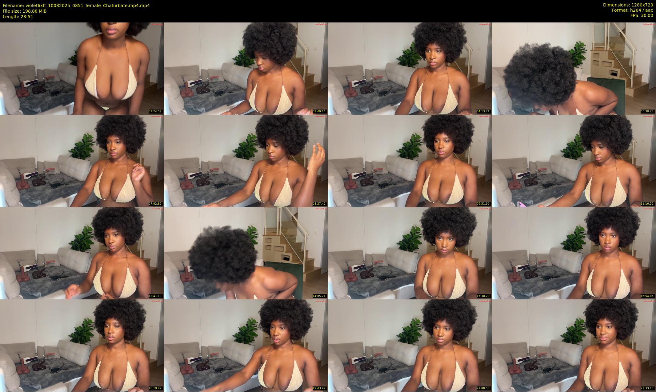 violet6xft — 24 minute Chaturbate female cam show recording, 720p, Aug 10, 2025