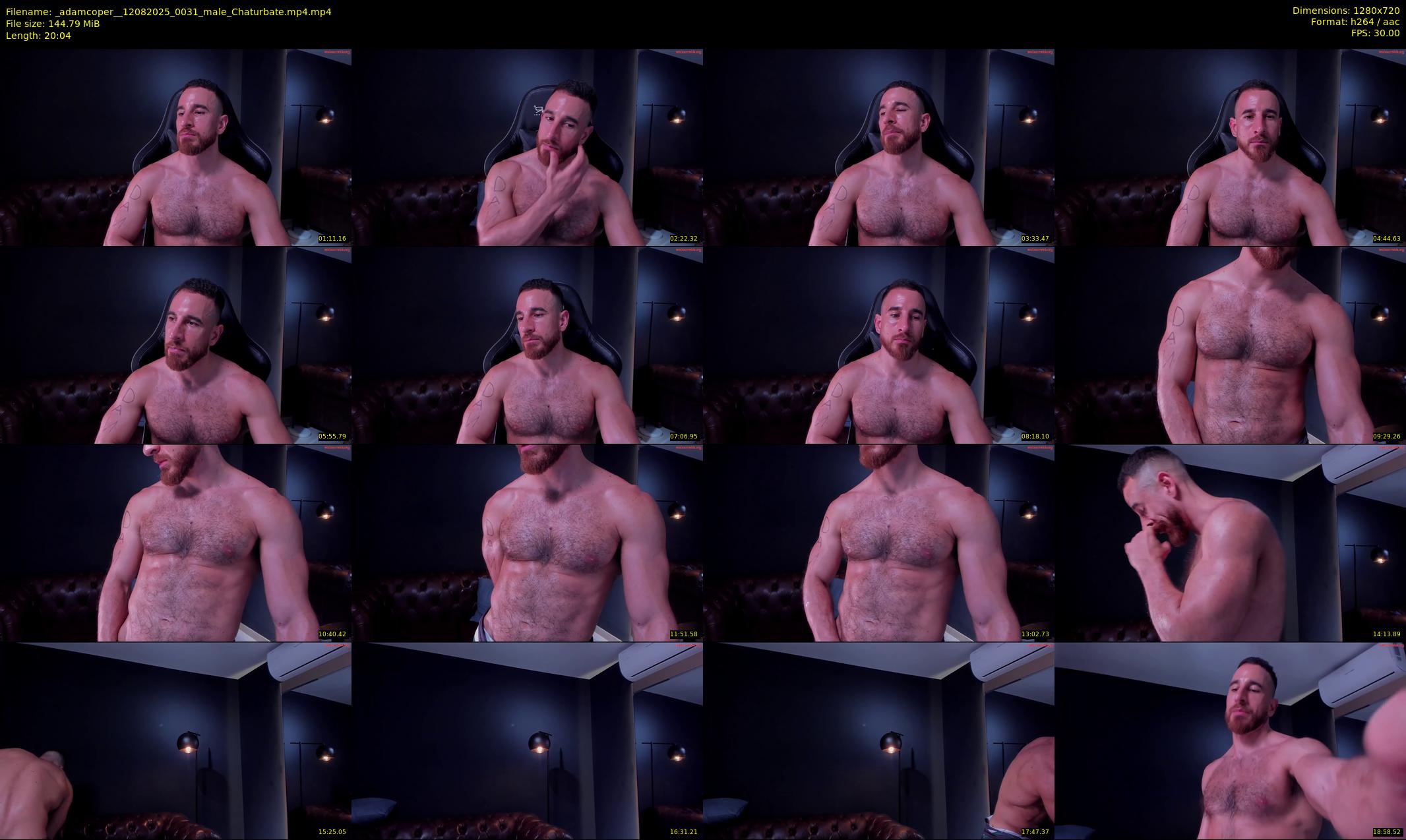 _adamcoper_ — 21 minute Chaturbate male cam show recording, 720p, Aug 12, 2025